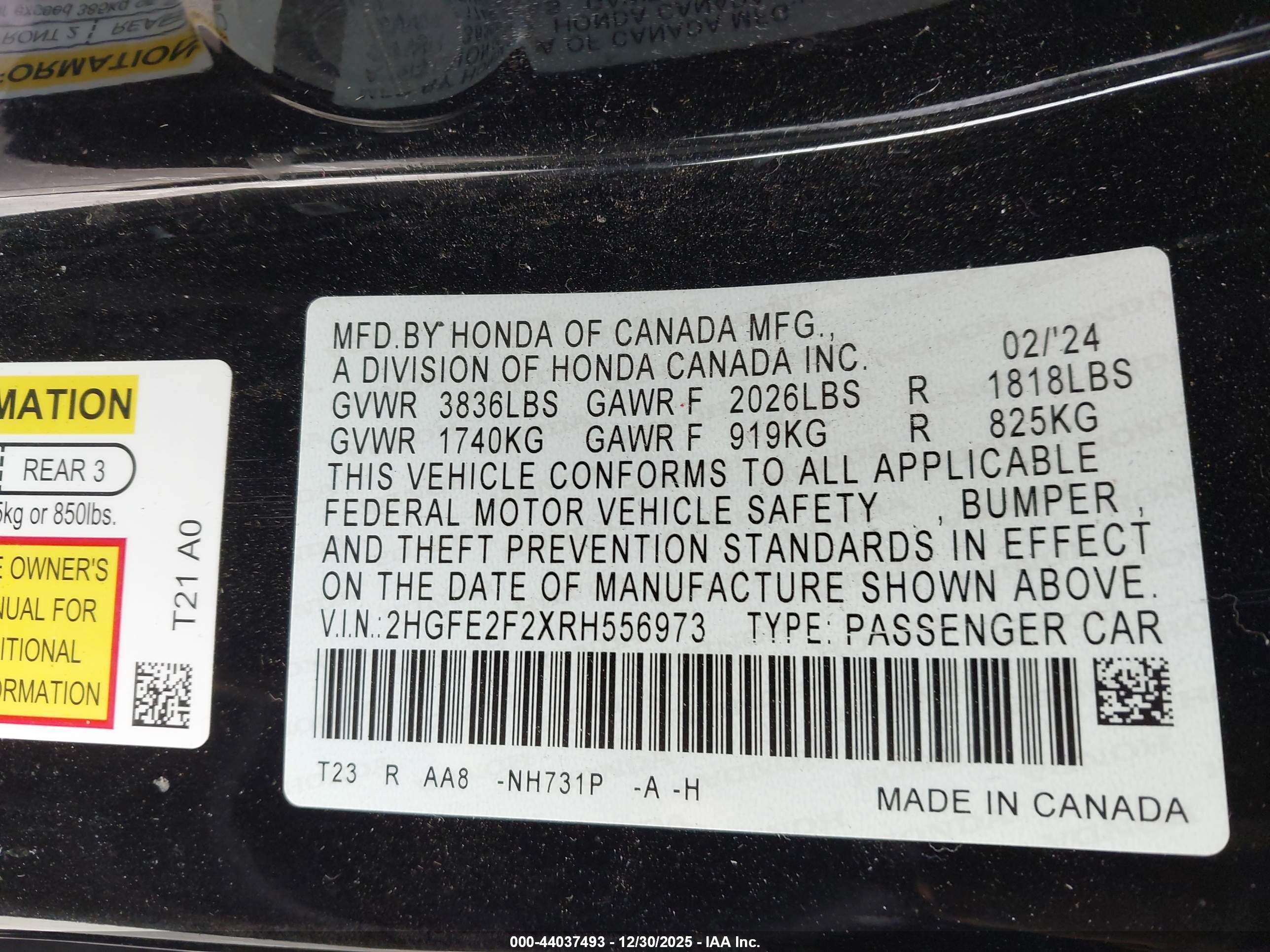 HONDA CIVIC image 9