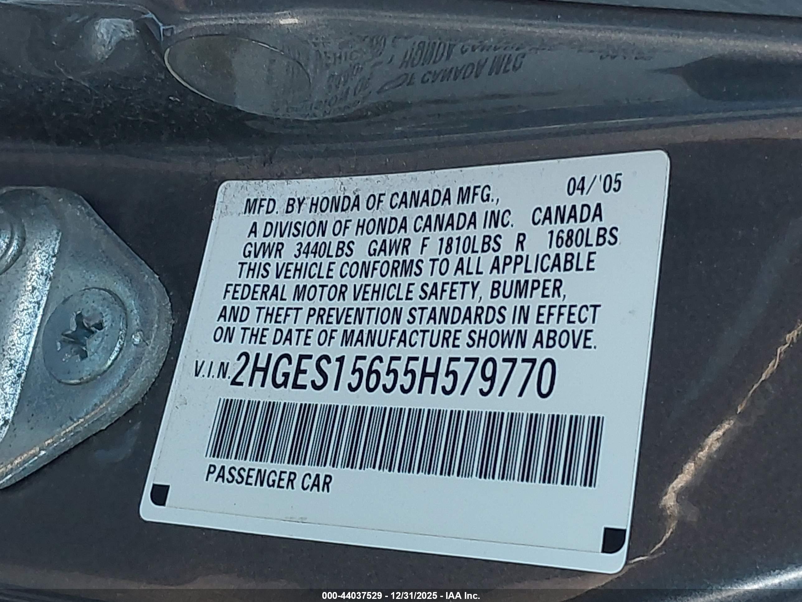 HONDA CIVIC image 9