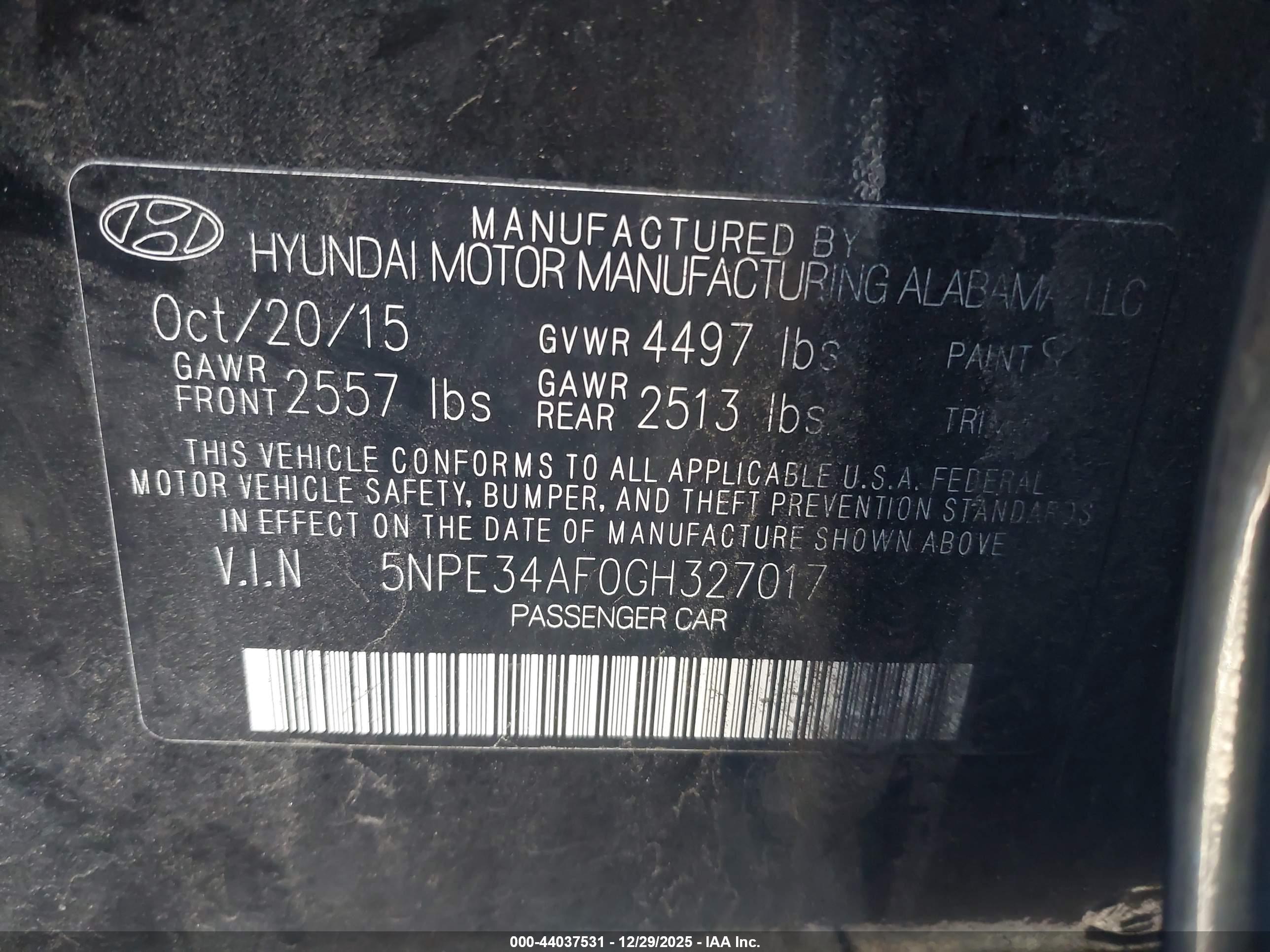 HYUNDAI SONATA image 9
