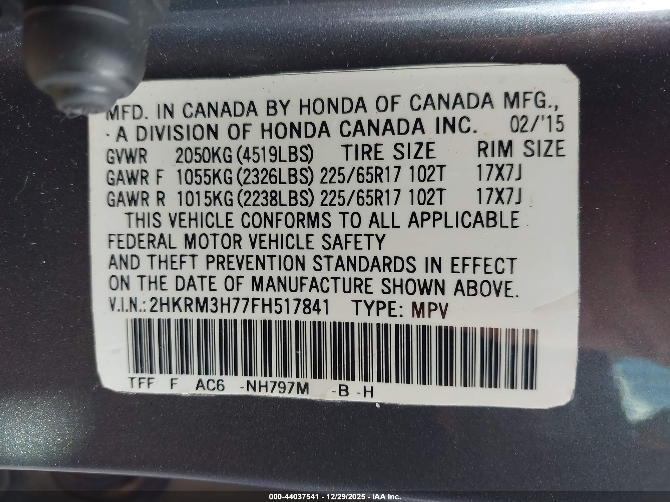 HONDA CR-V image 9