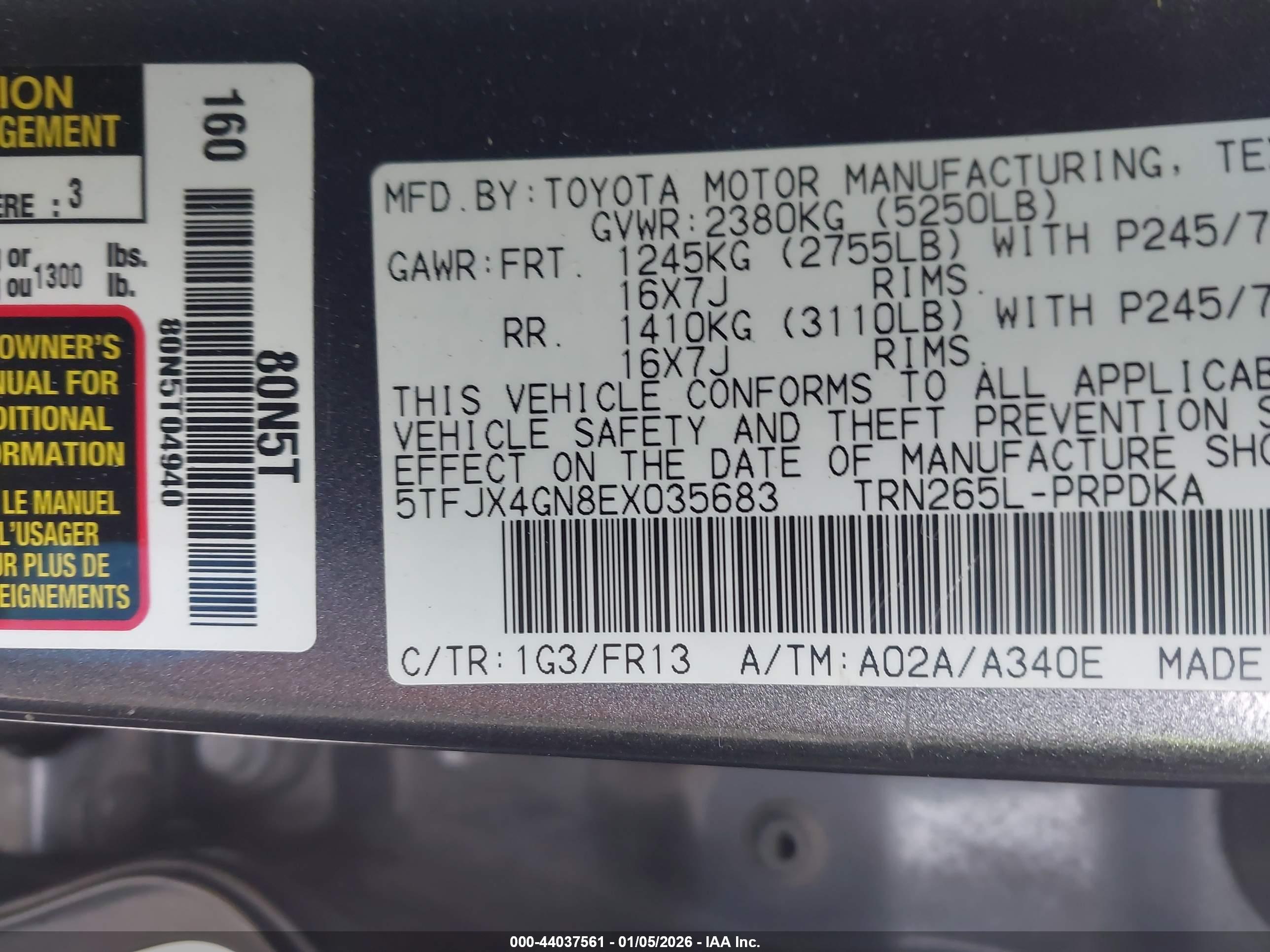 TOYOTA TACOMA image 9