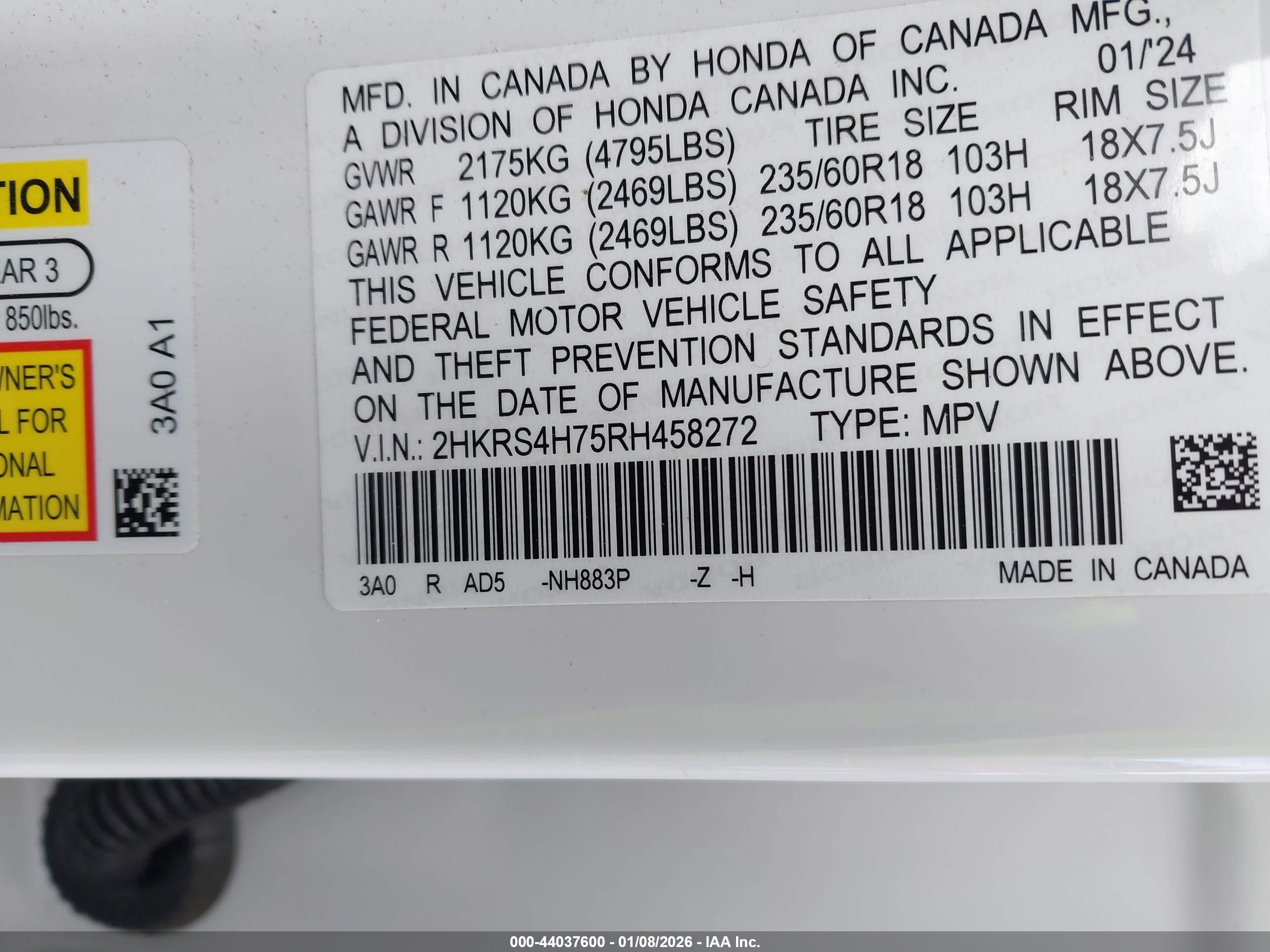 HONDA CR-V image 9