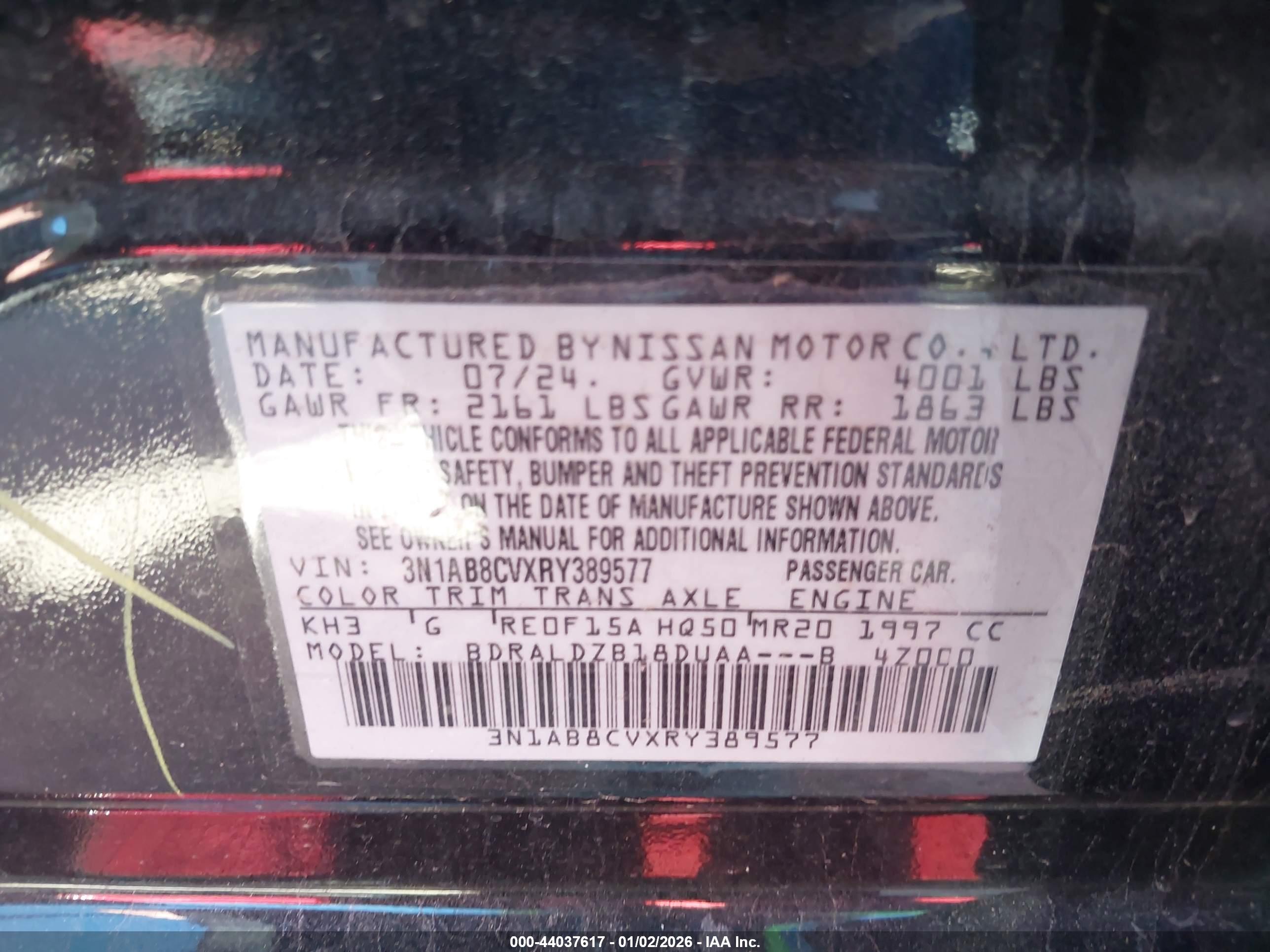 NISSAN SENTRA image 9