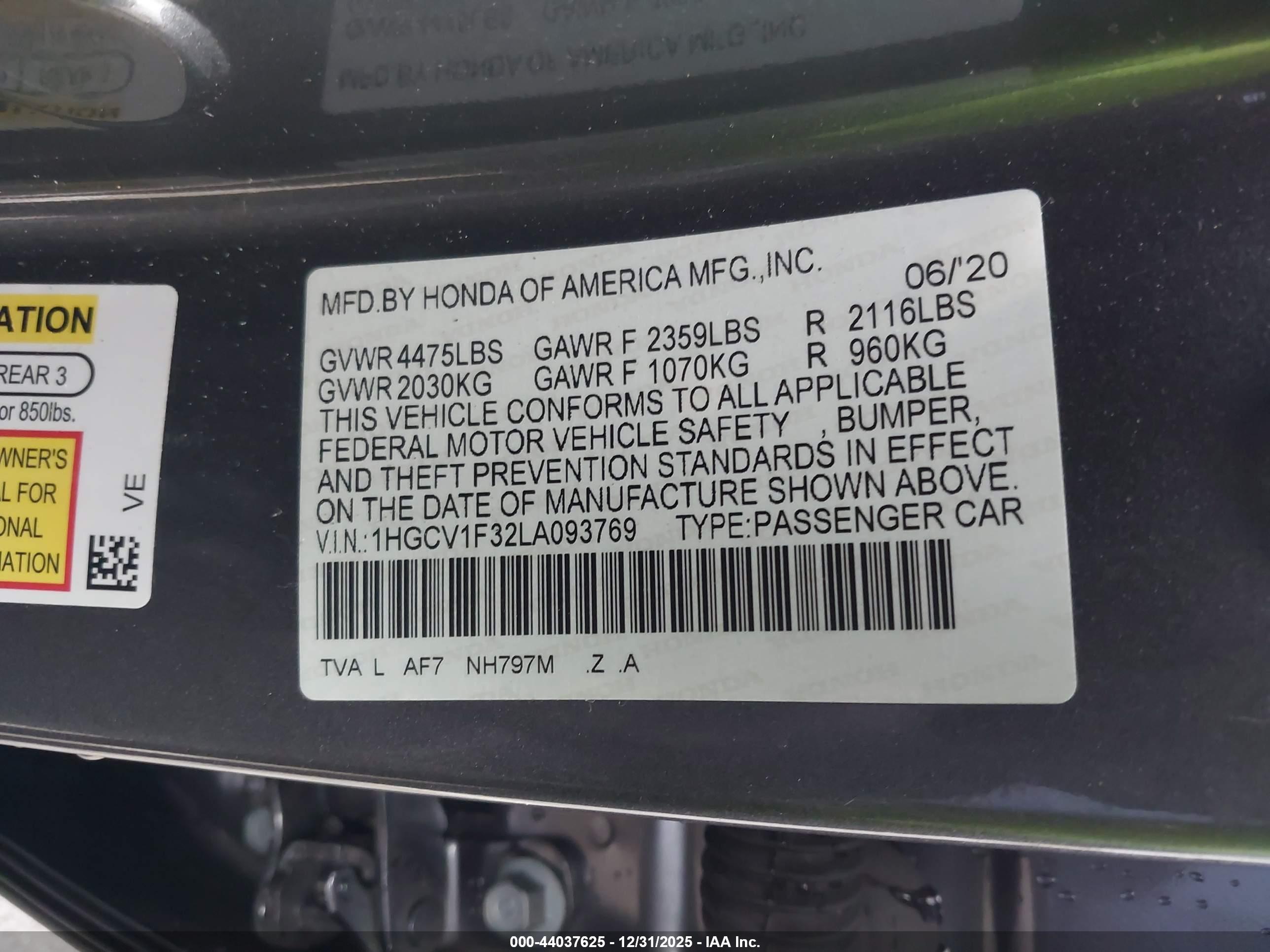HONDA ACCORD image 9