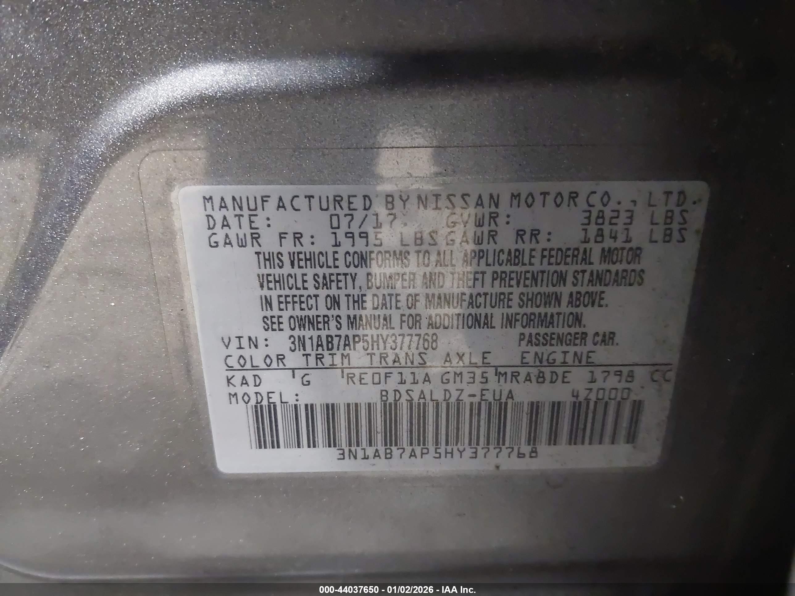 NISSAN SENTRA image 9