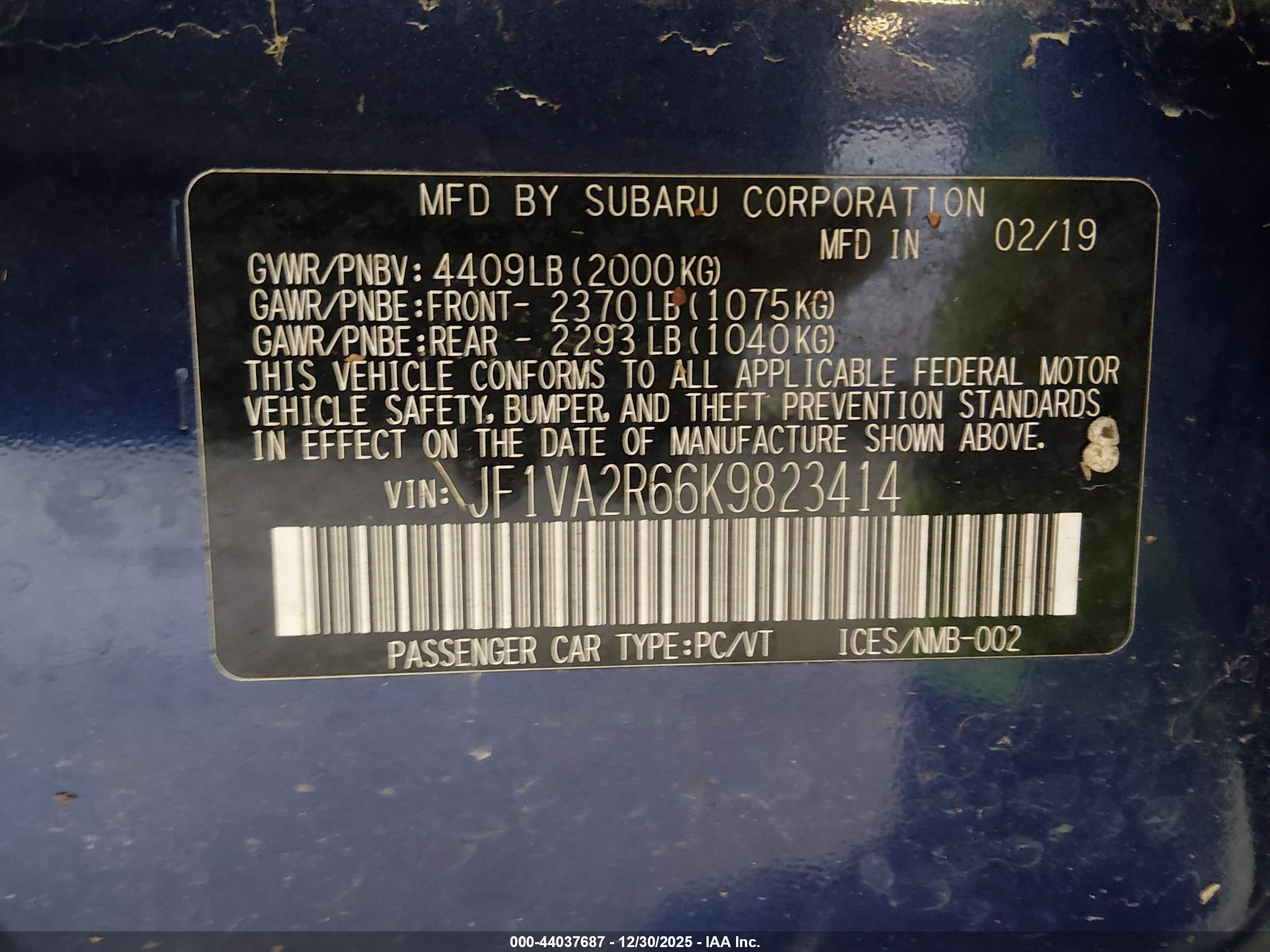 SUBARU WRX image 9