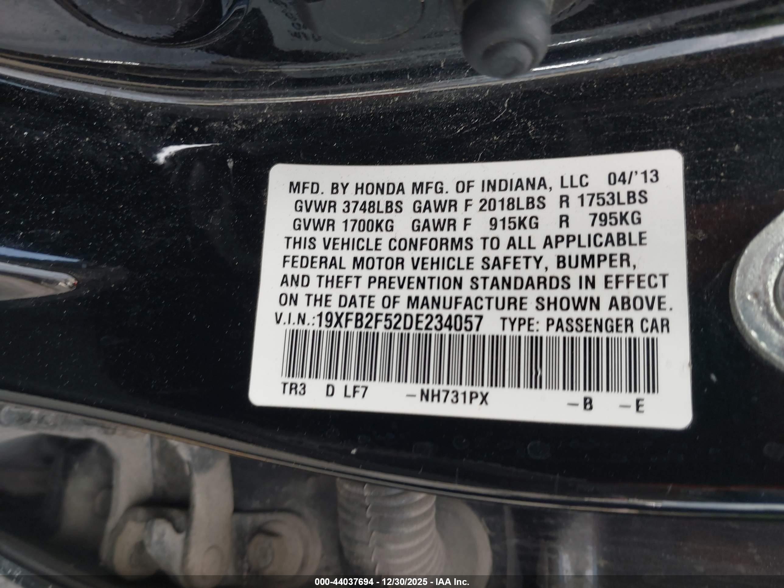 HONDA CIVIC image 9