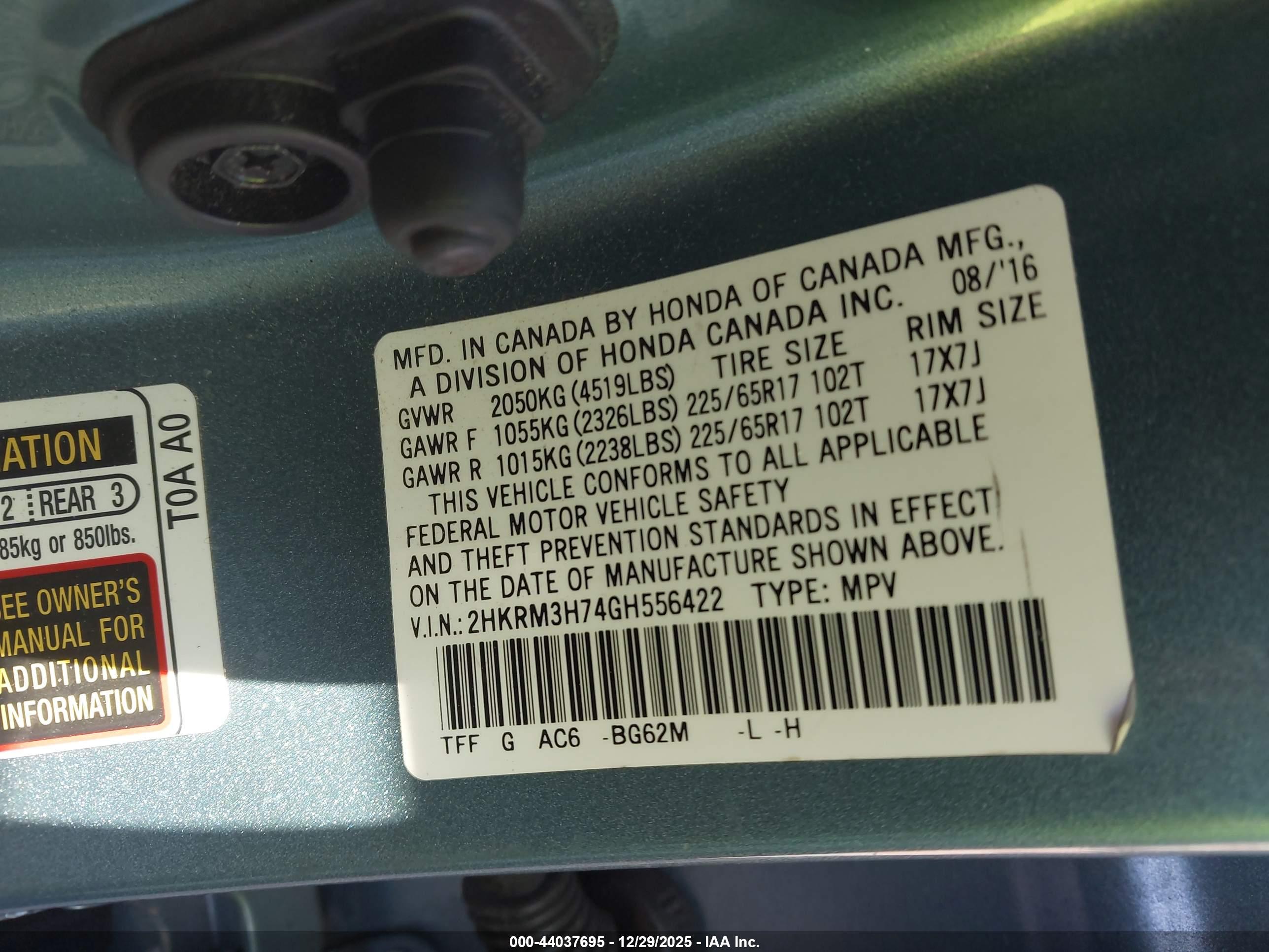 HONDA CR-V image 9