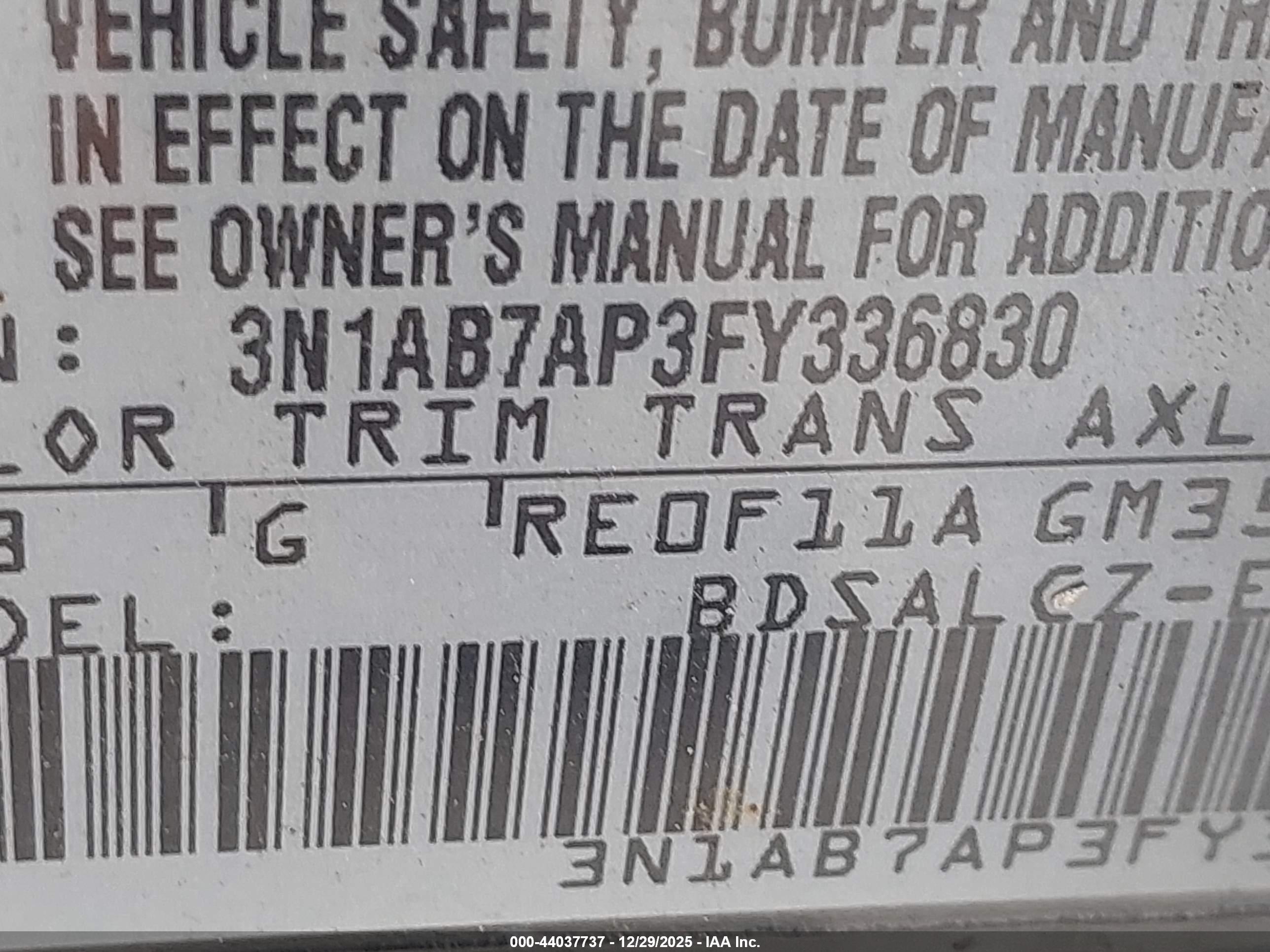 NISSAN SENTRA image 9