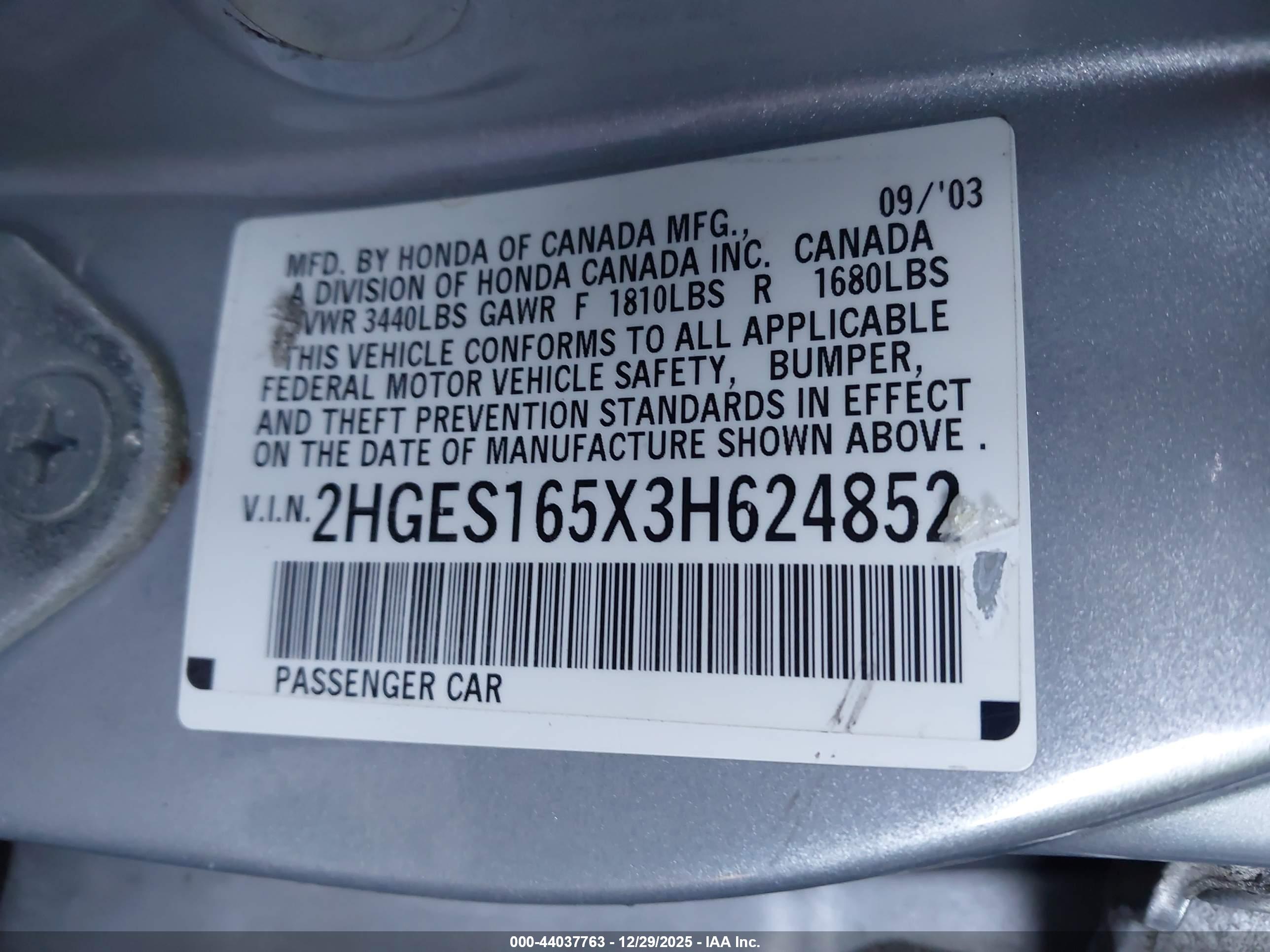 HONDA CIVIC image 9