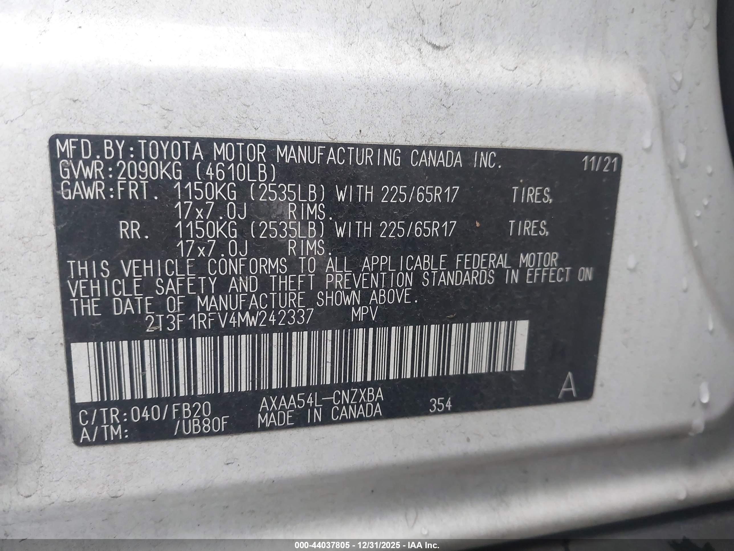 TOYOTA RAV4 image 9