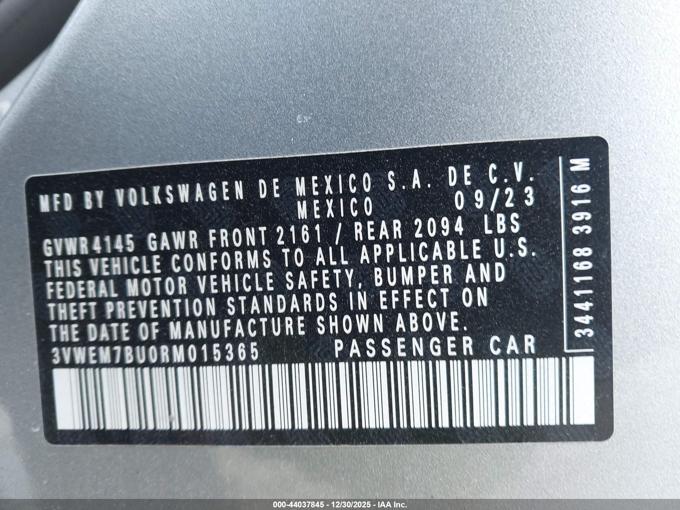 VOLKSWAGEN JETTA image 9
