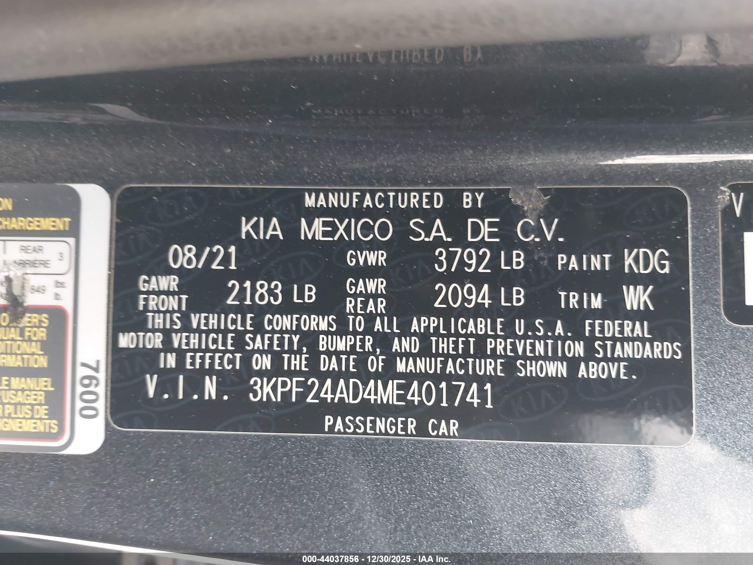 KIA FORTE image 9