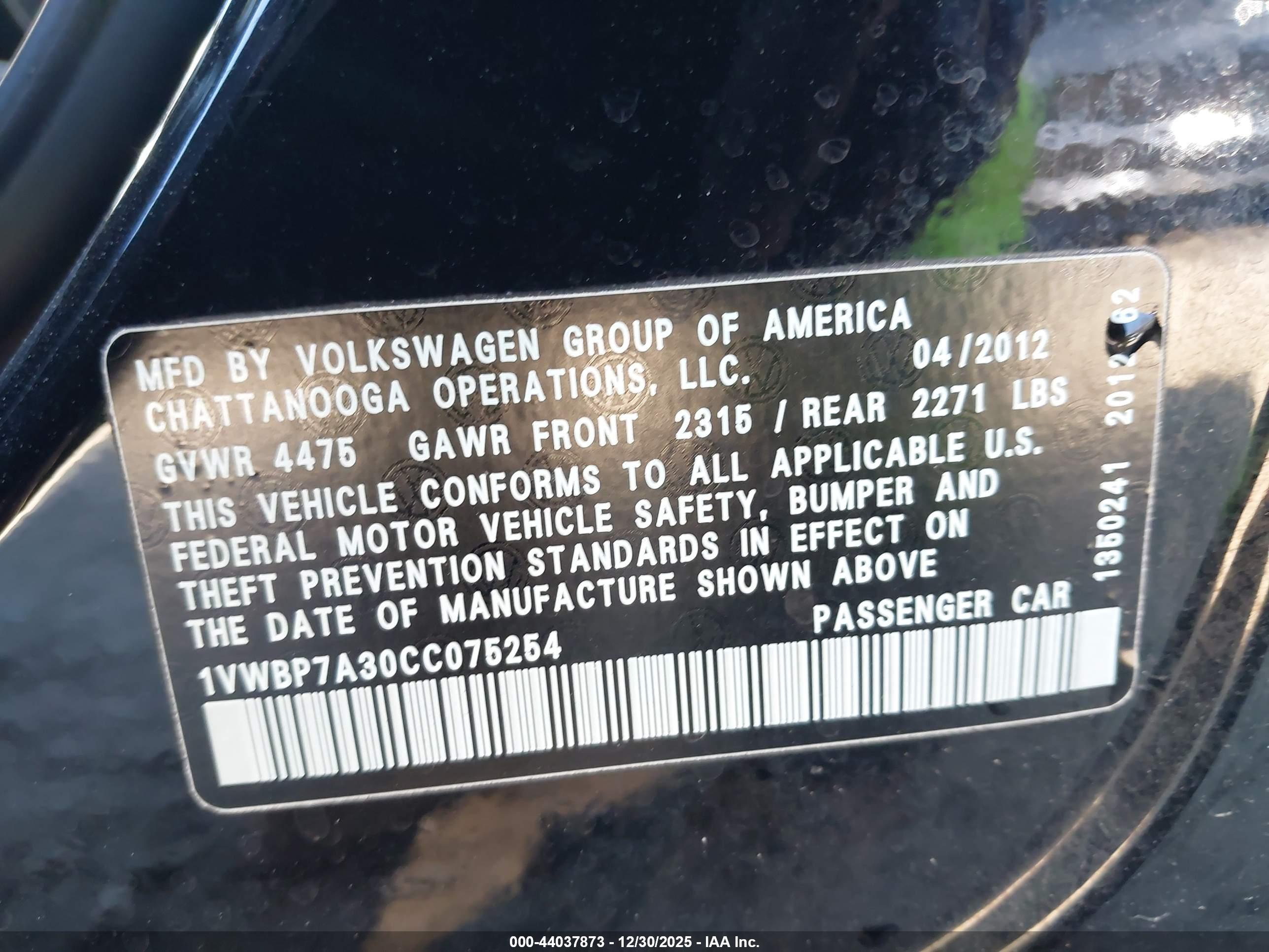 VOLKSWAGEN PASSAT image 9