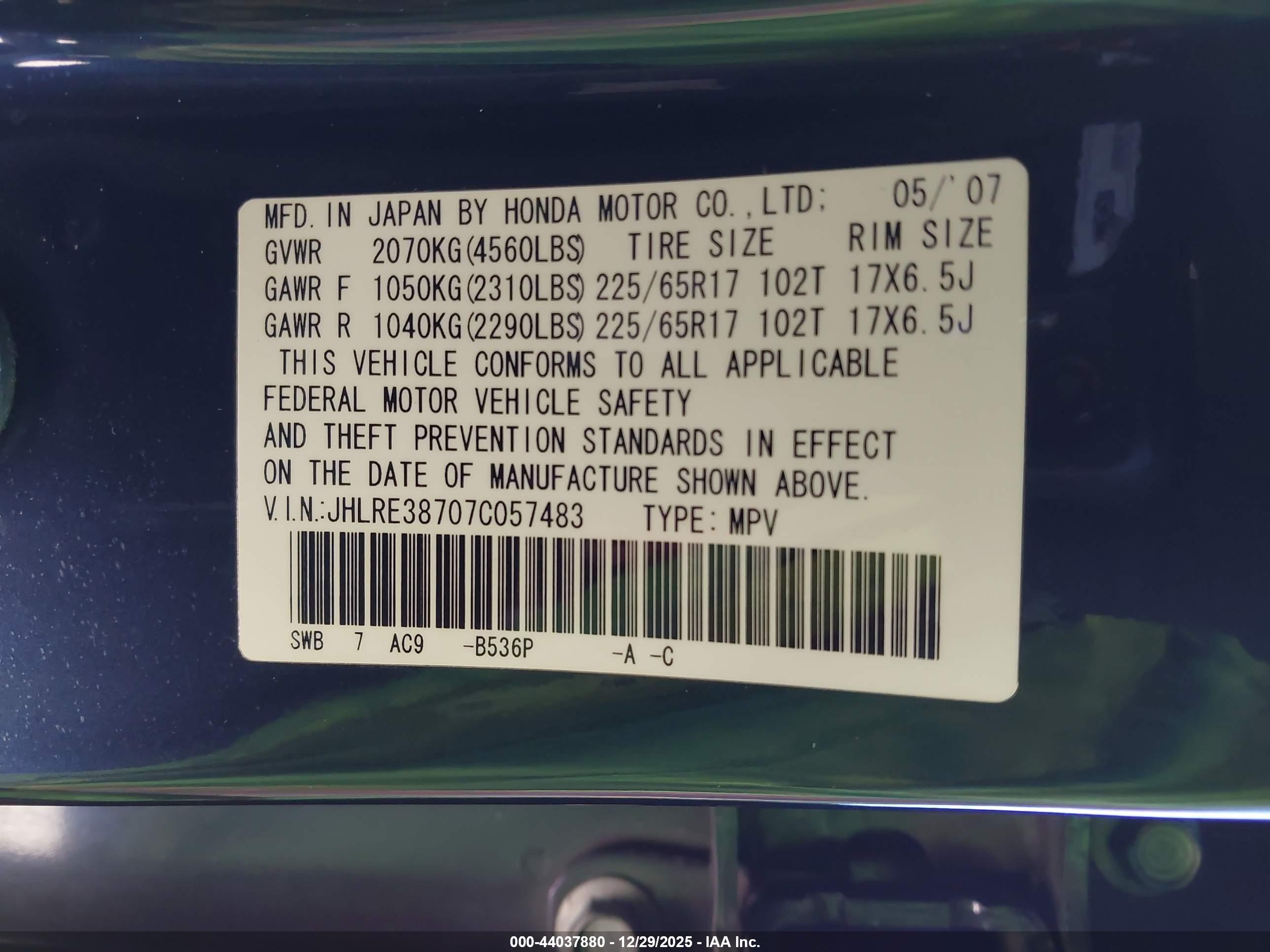 HONDA CR-V image 9
