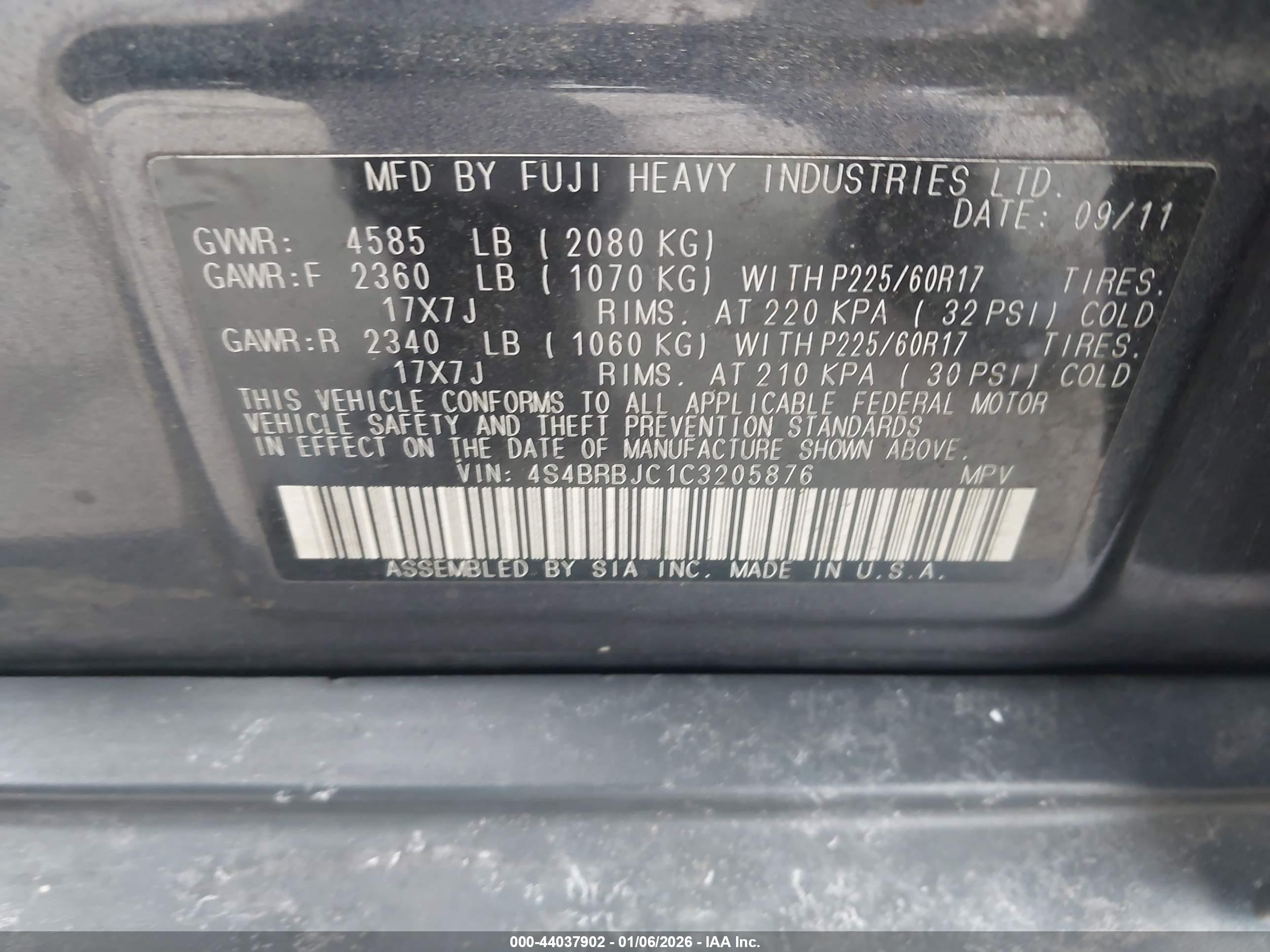 SUBARU OUTBACK image 9