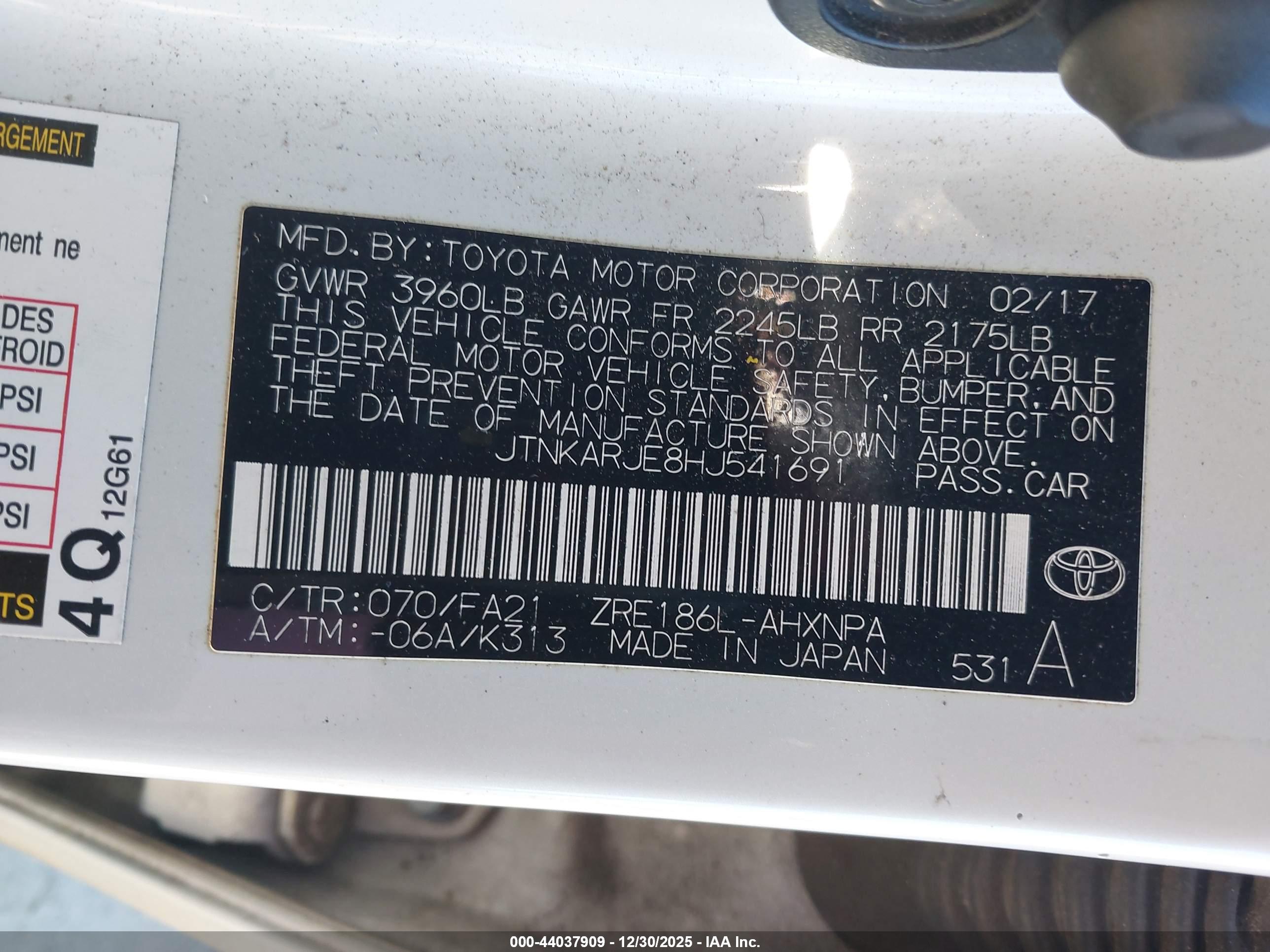 TOYOTA COROLLA image 9