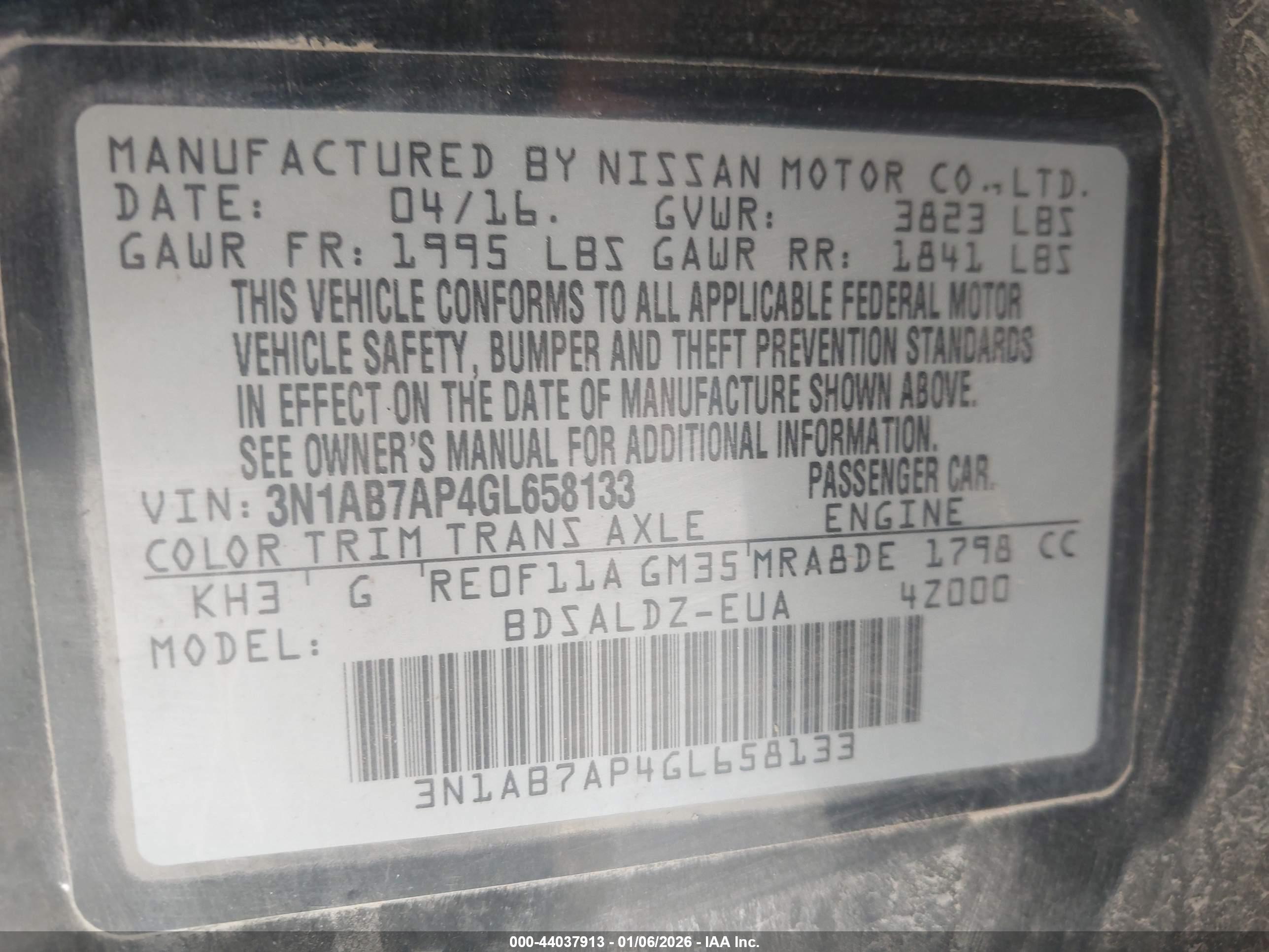 NISSAN SENTRA image 9