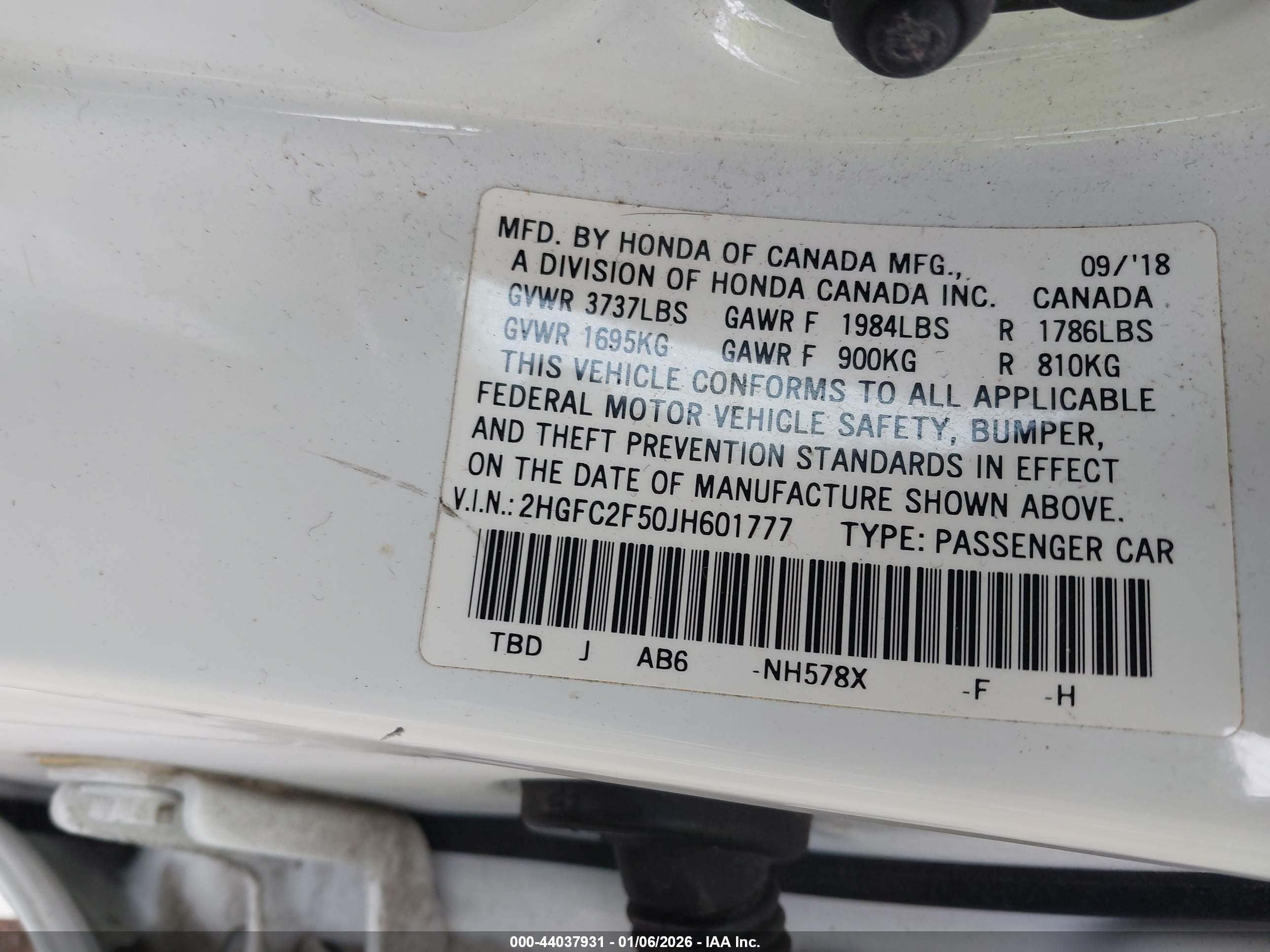 HONDA CIVIC image 9
