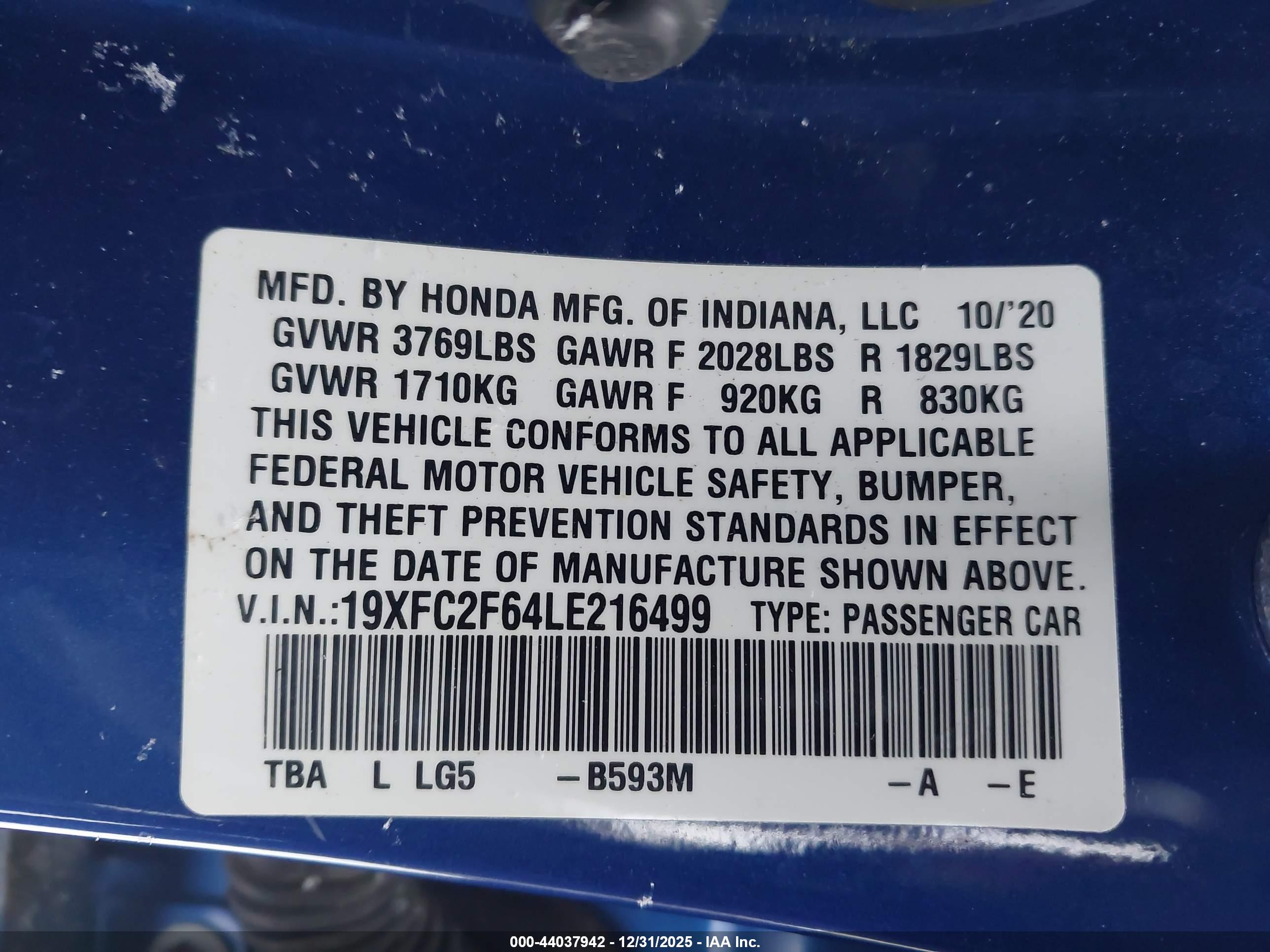 HONDA CIVIC image 9