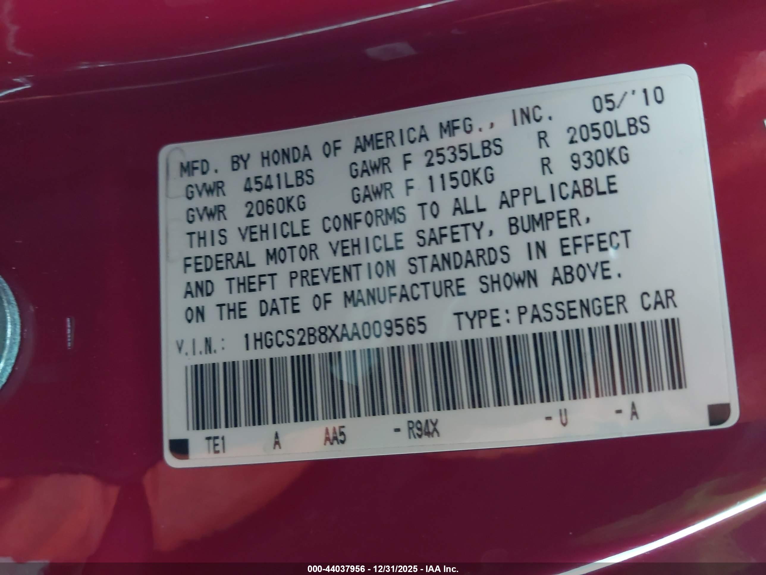 HONDA ACCORD image 9