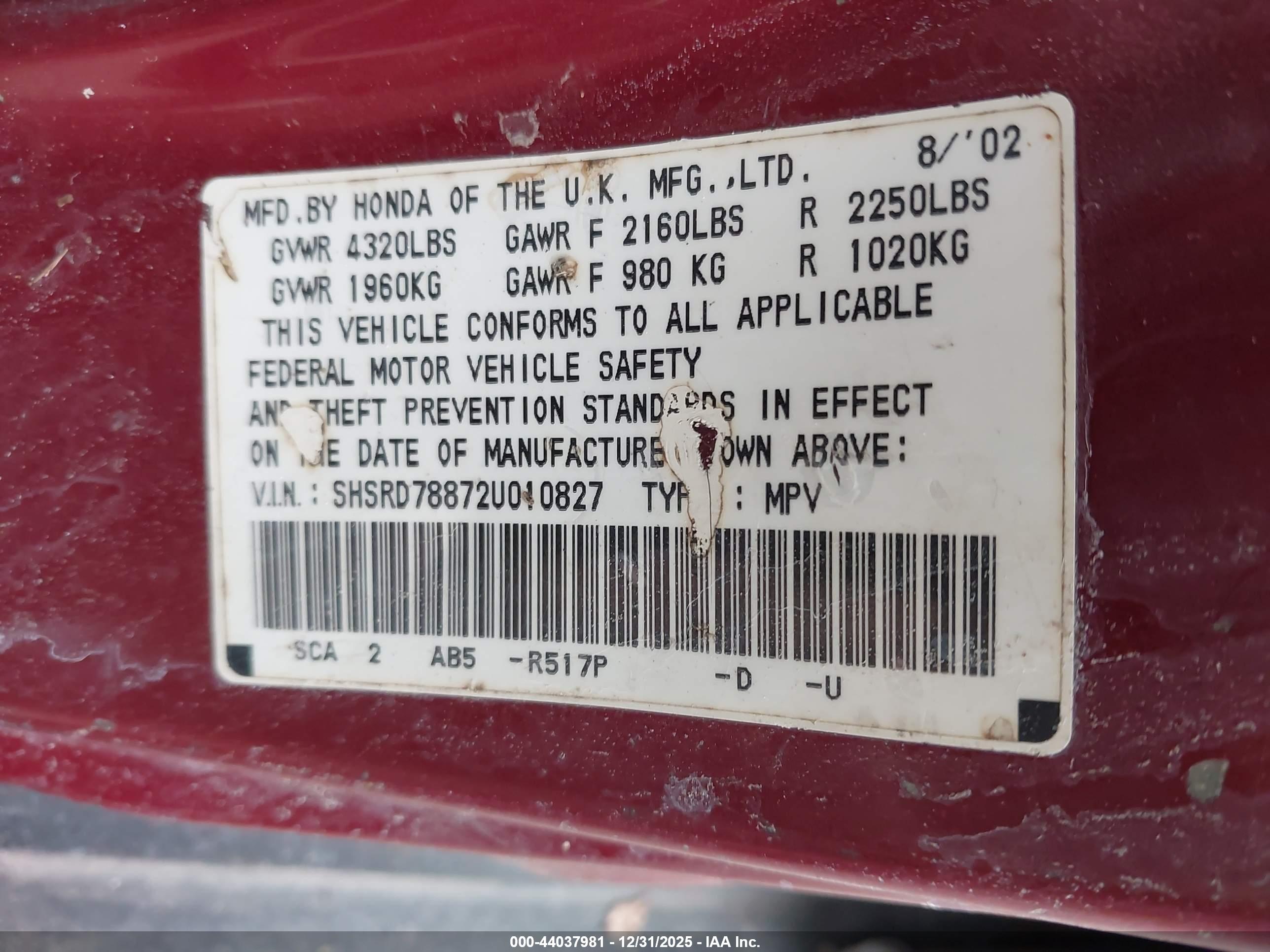 HONDA CR-V image 9