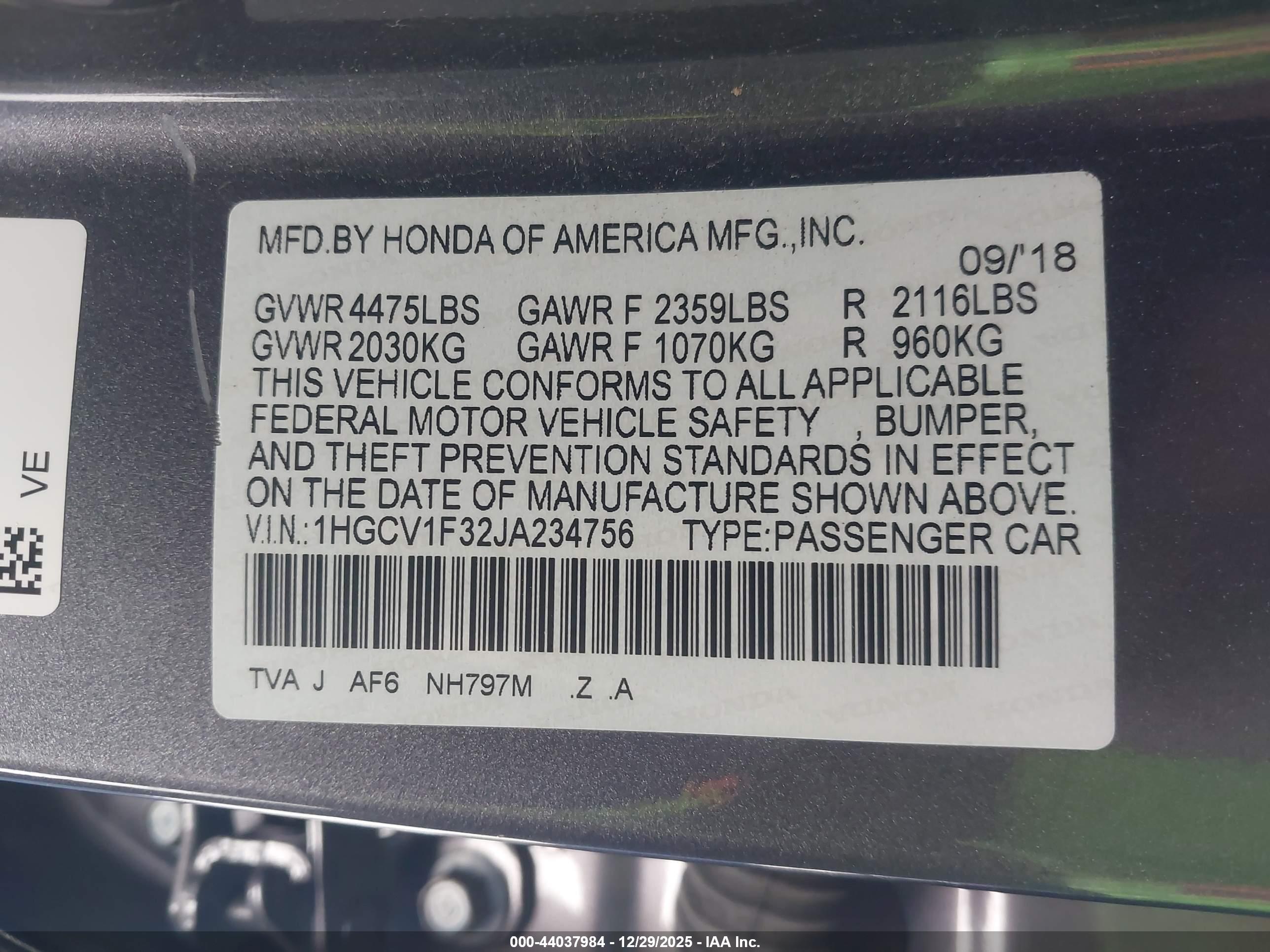 HONDA ACCORD image 9