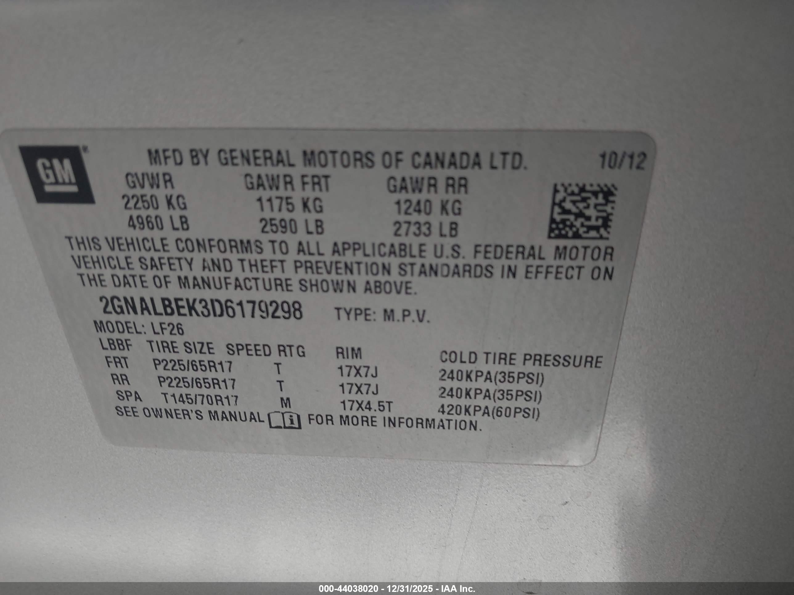 CHEVROLET EQUINOX image 9