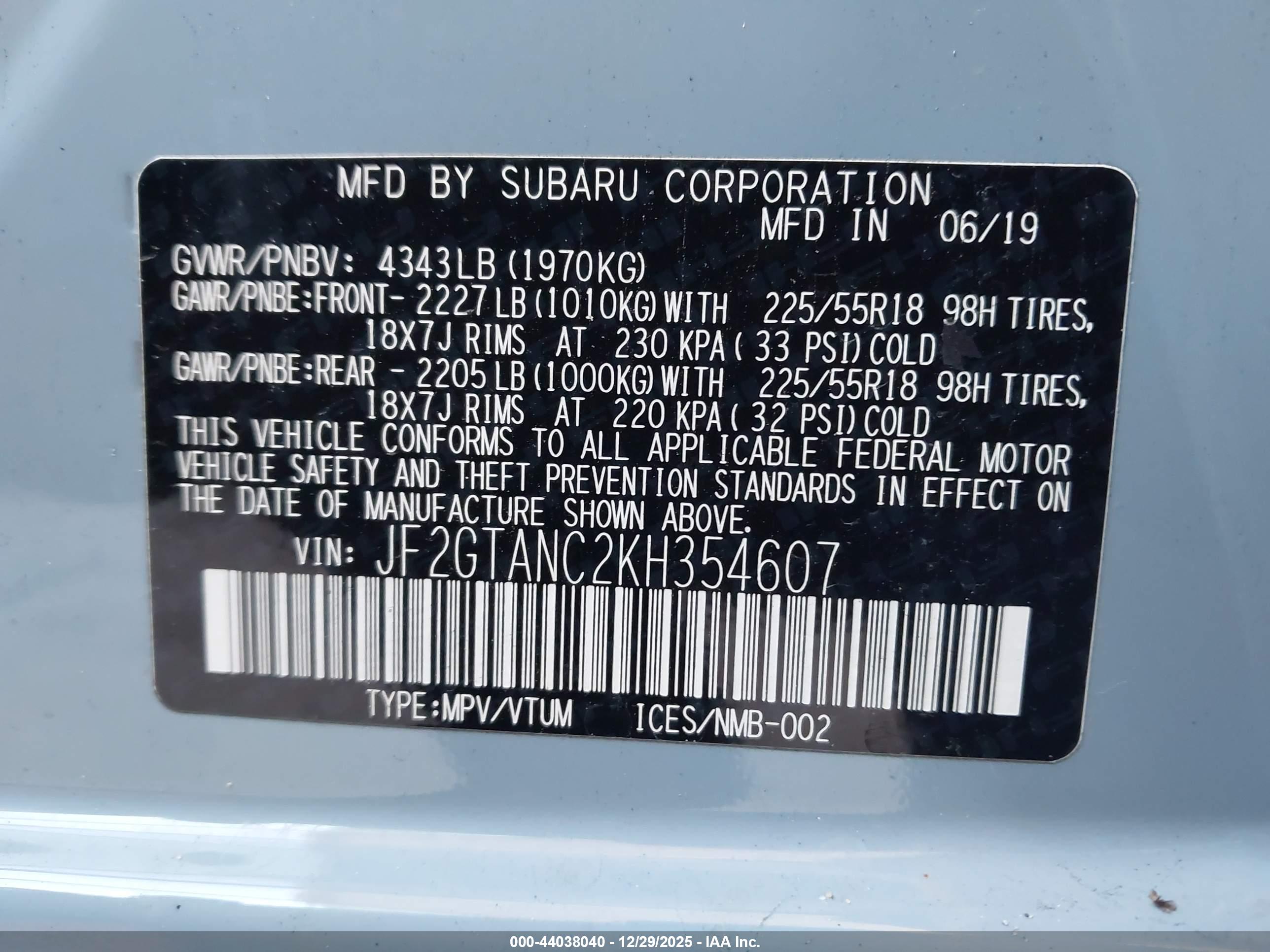 SUBARU CROSSTREK image 9