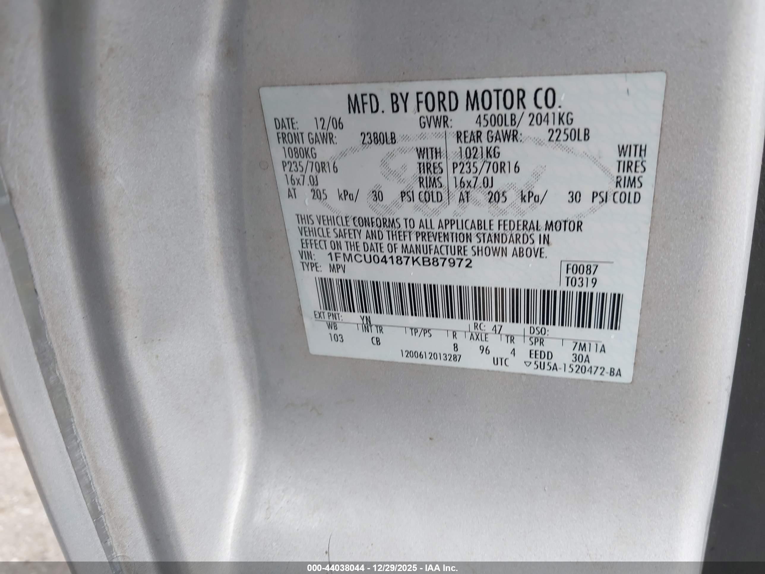 FORD ESCAPE image 9