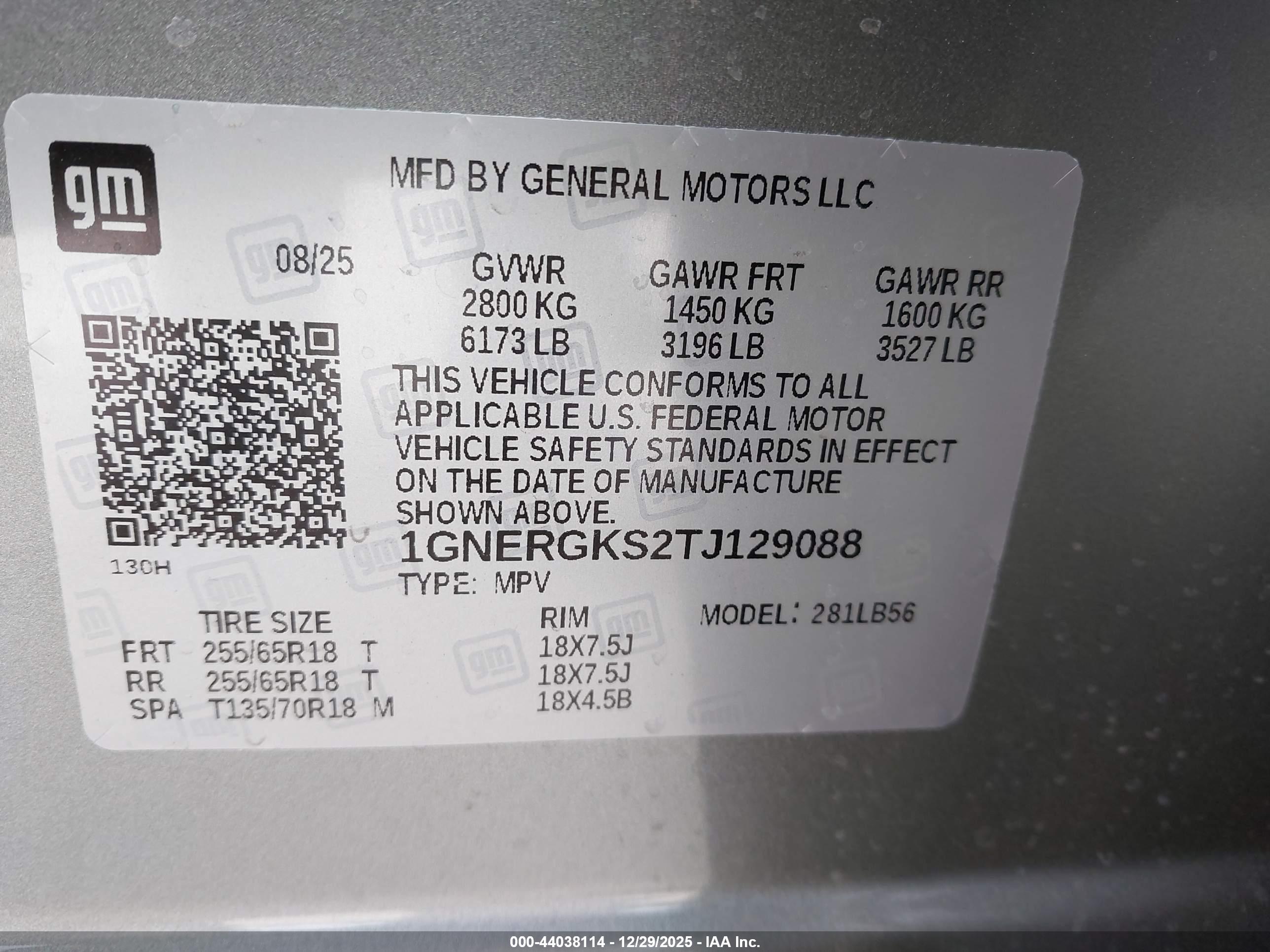 CHEVROLET TRAVERSE image 9