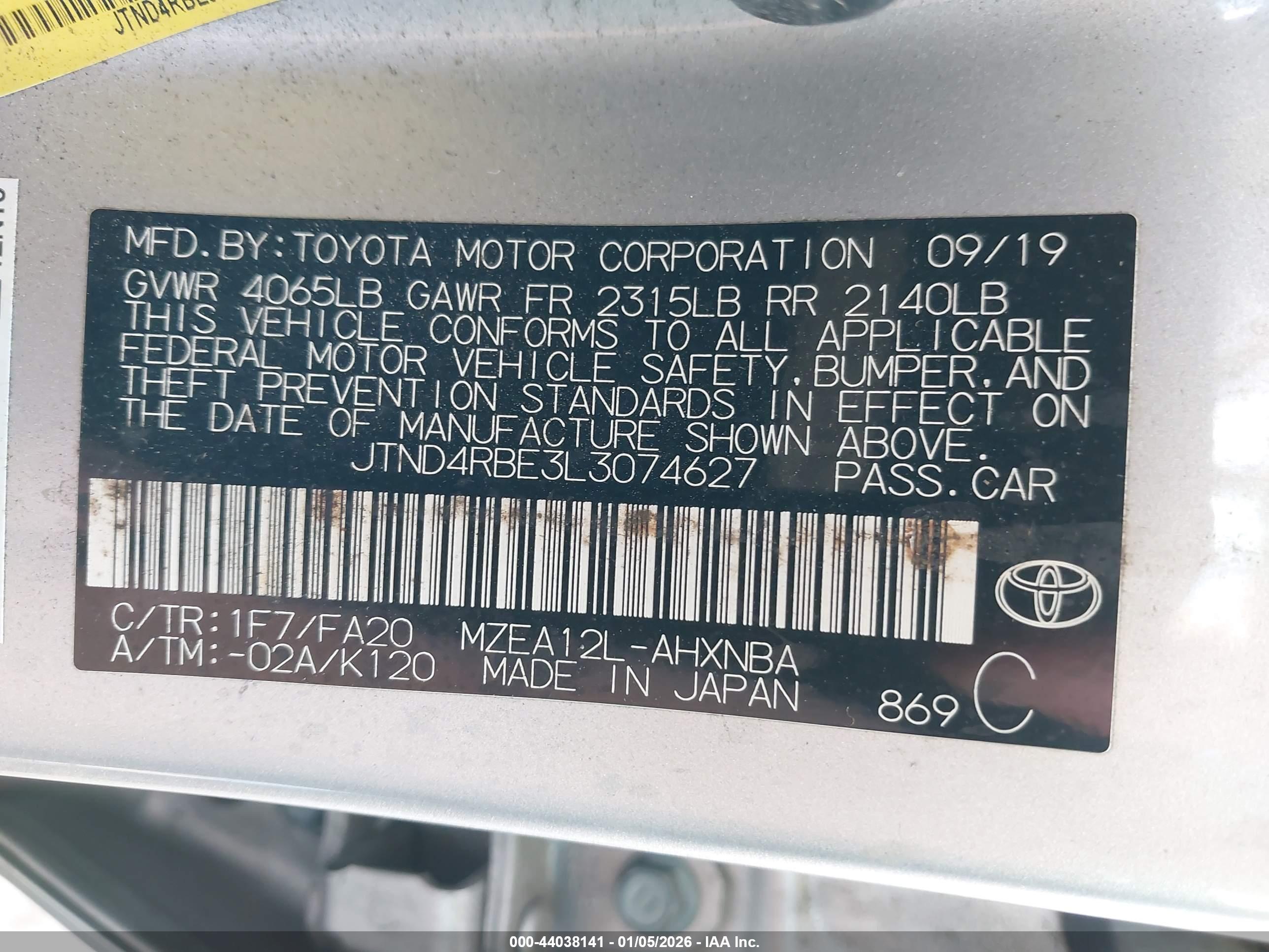TOYOTA COROLLA image 9