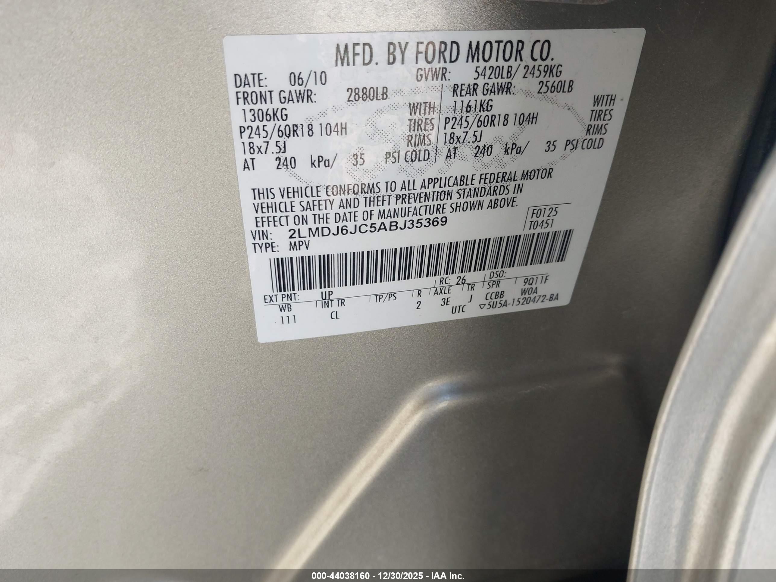 LINCOLN MKX image 9