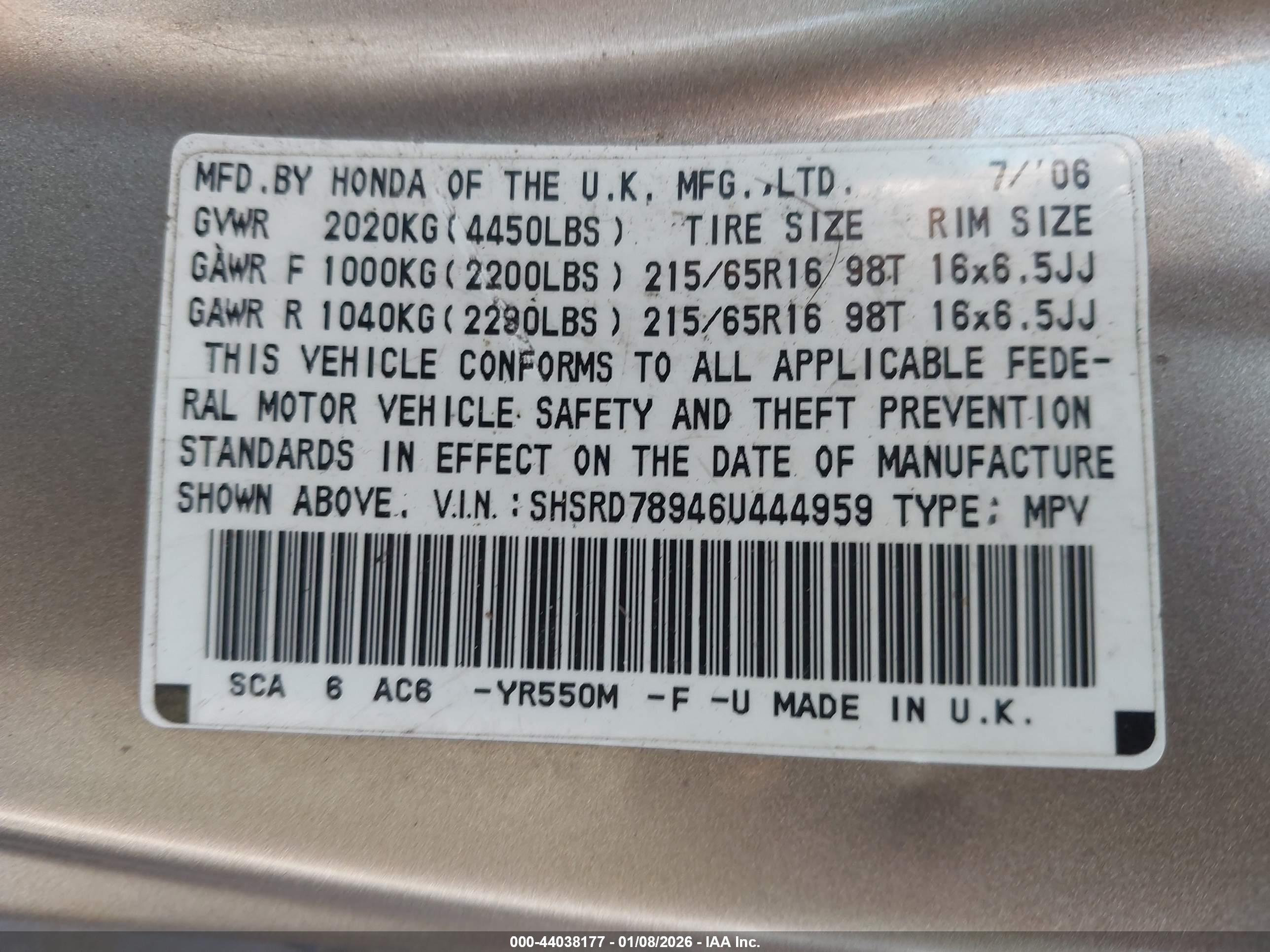 HONDA CR-V image 9