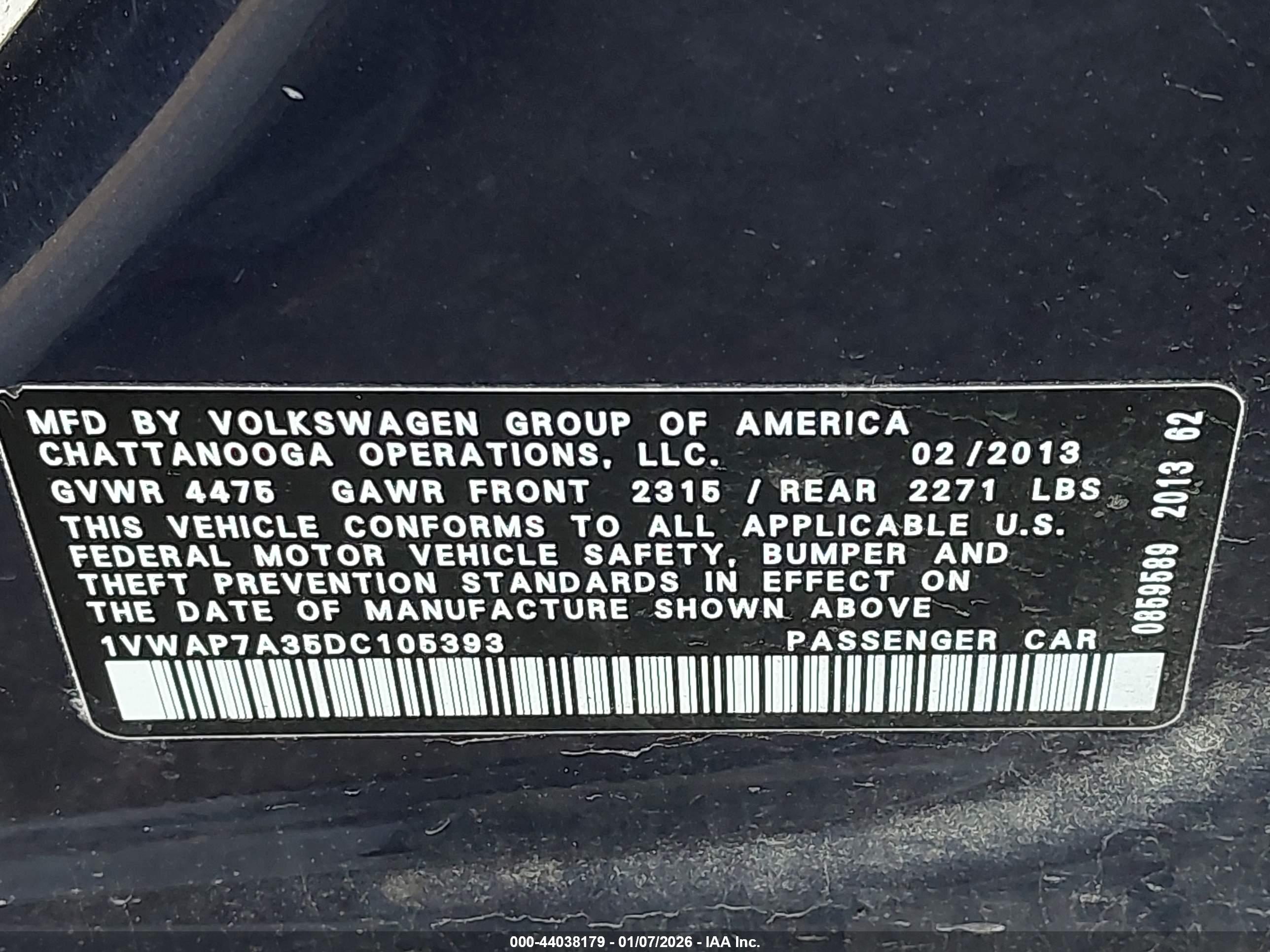VOLKSWAGEN PASSAT image 9