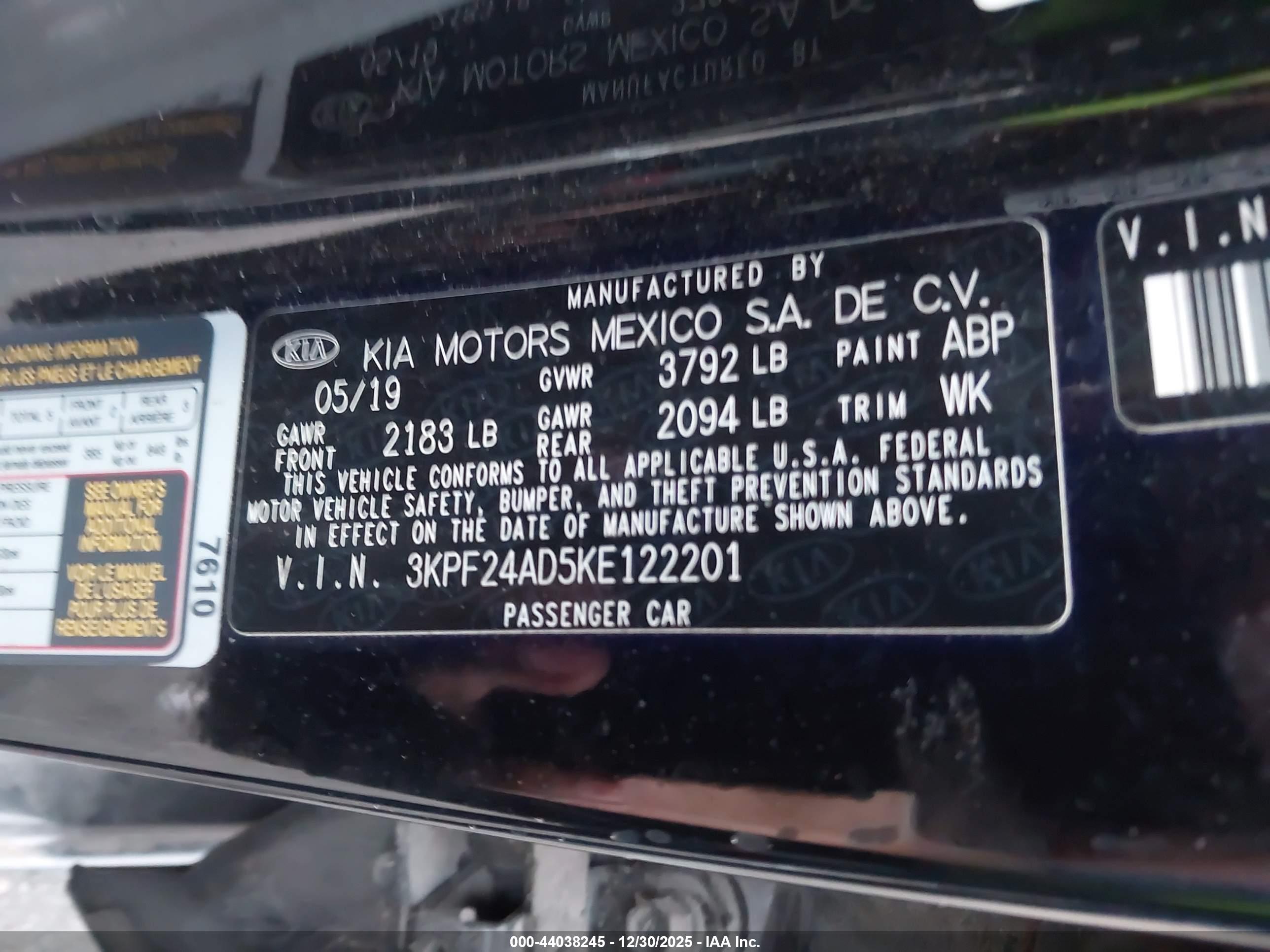 KIA FORTE image 9
