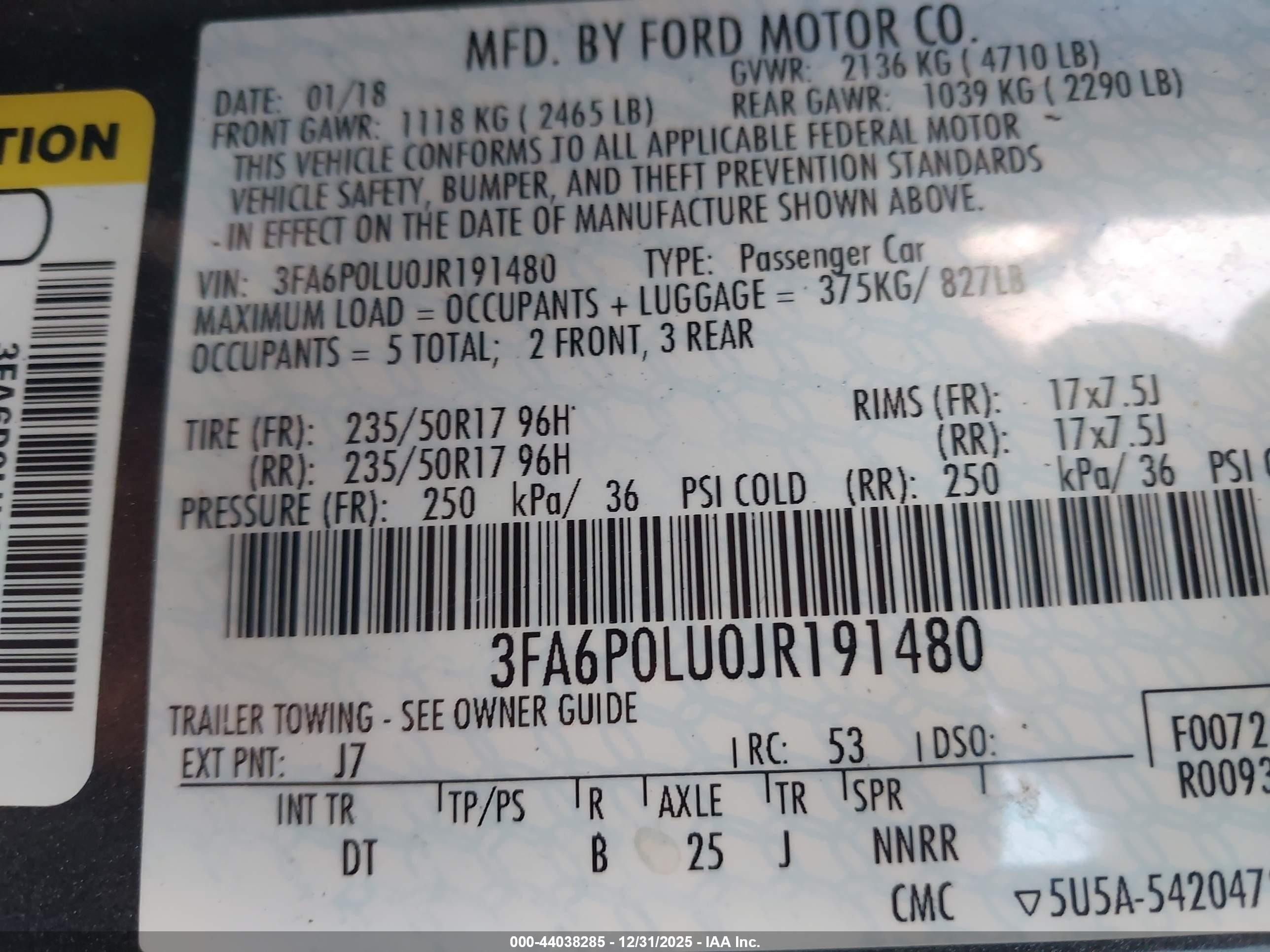 FORD FUSION image 9