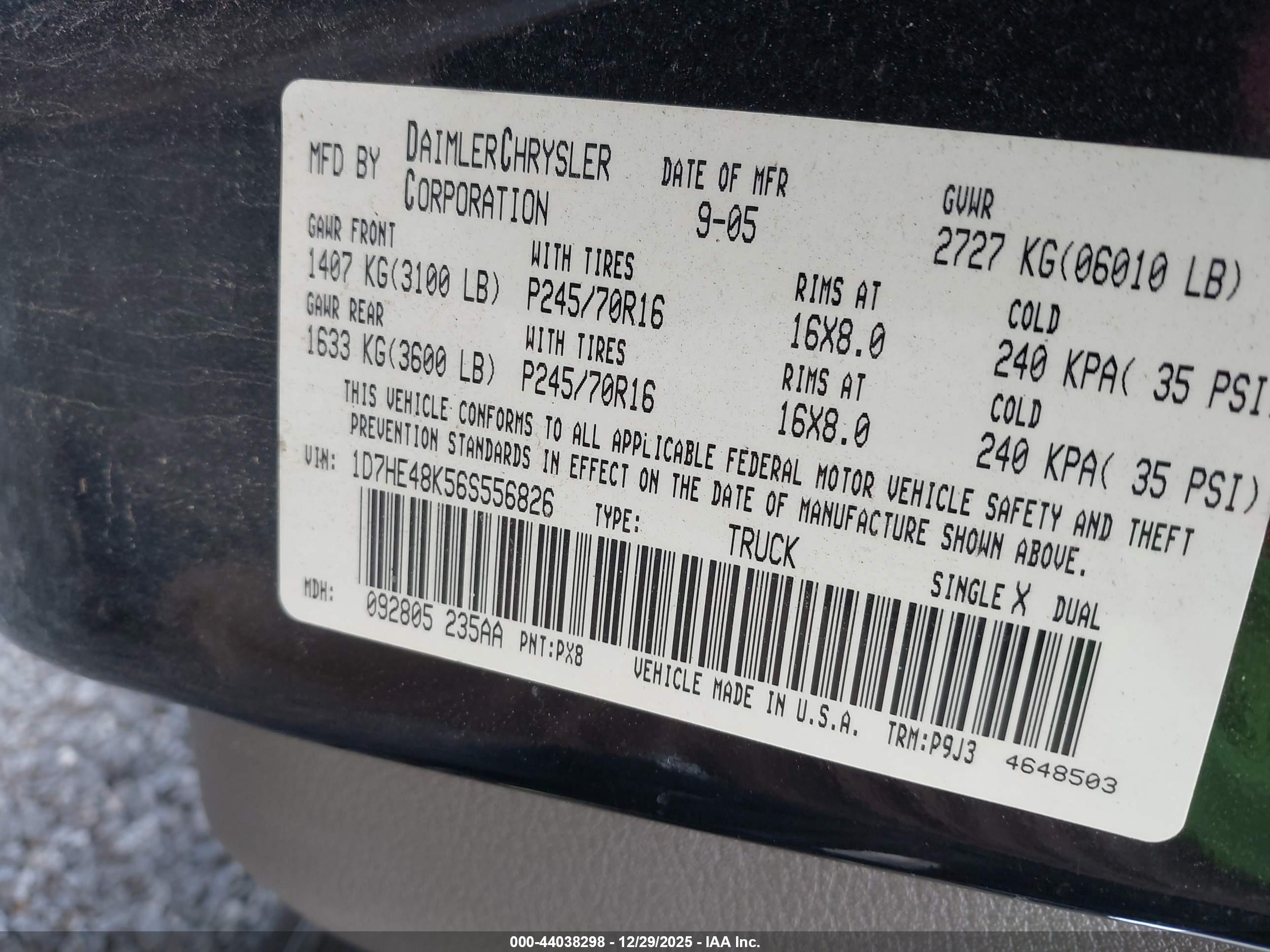 DODGE DAKOTA image 9