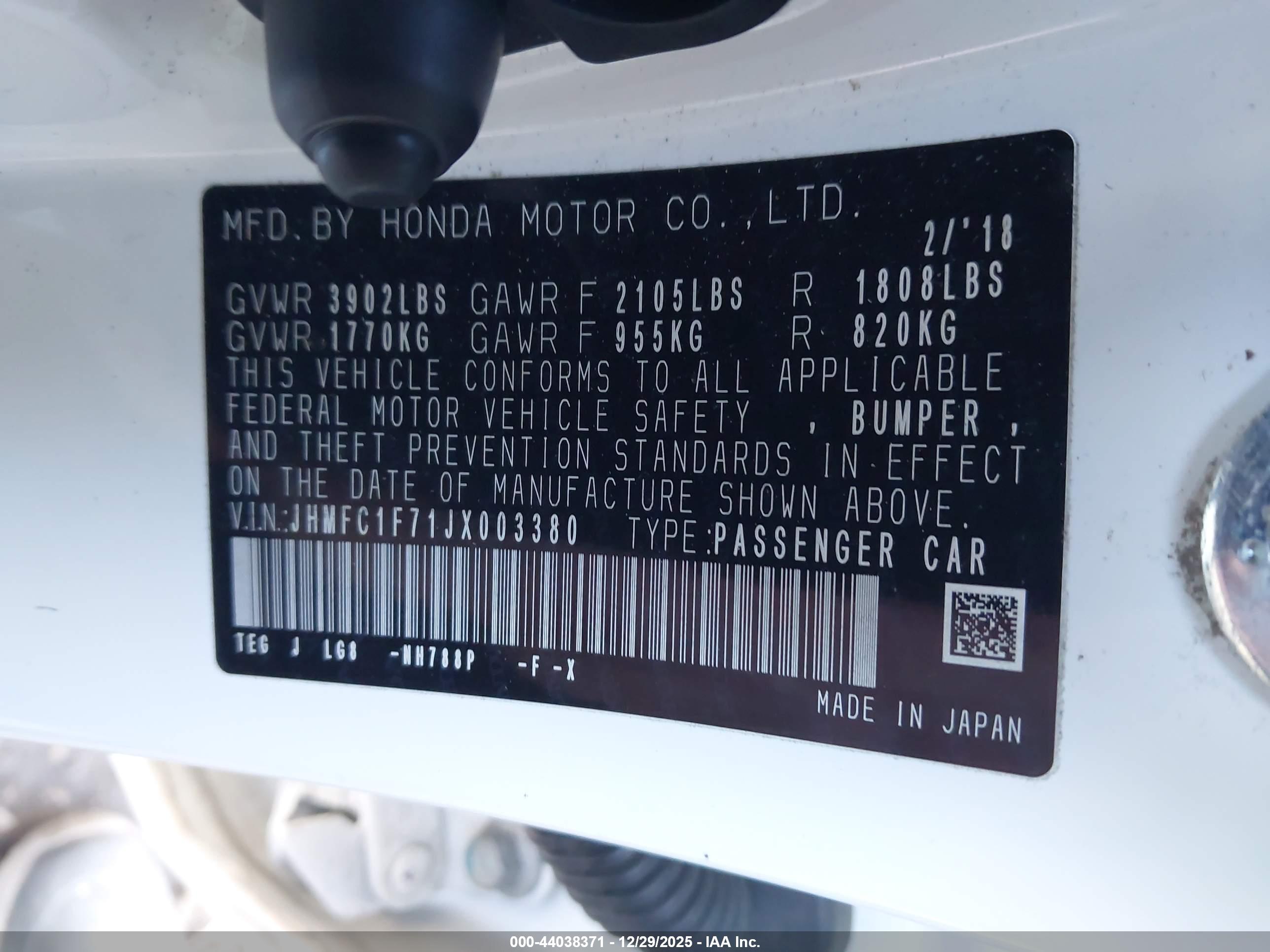 HONDA CIVIC image 9