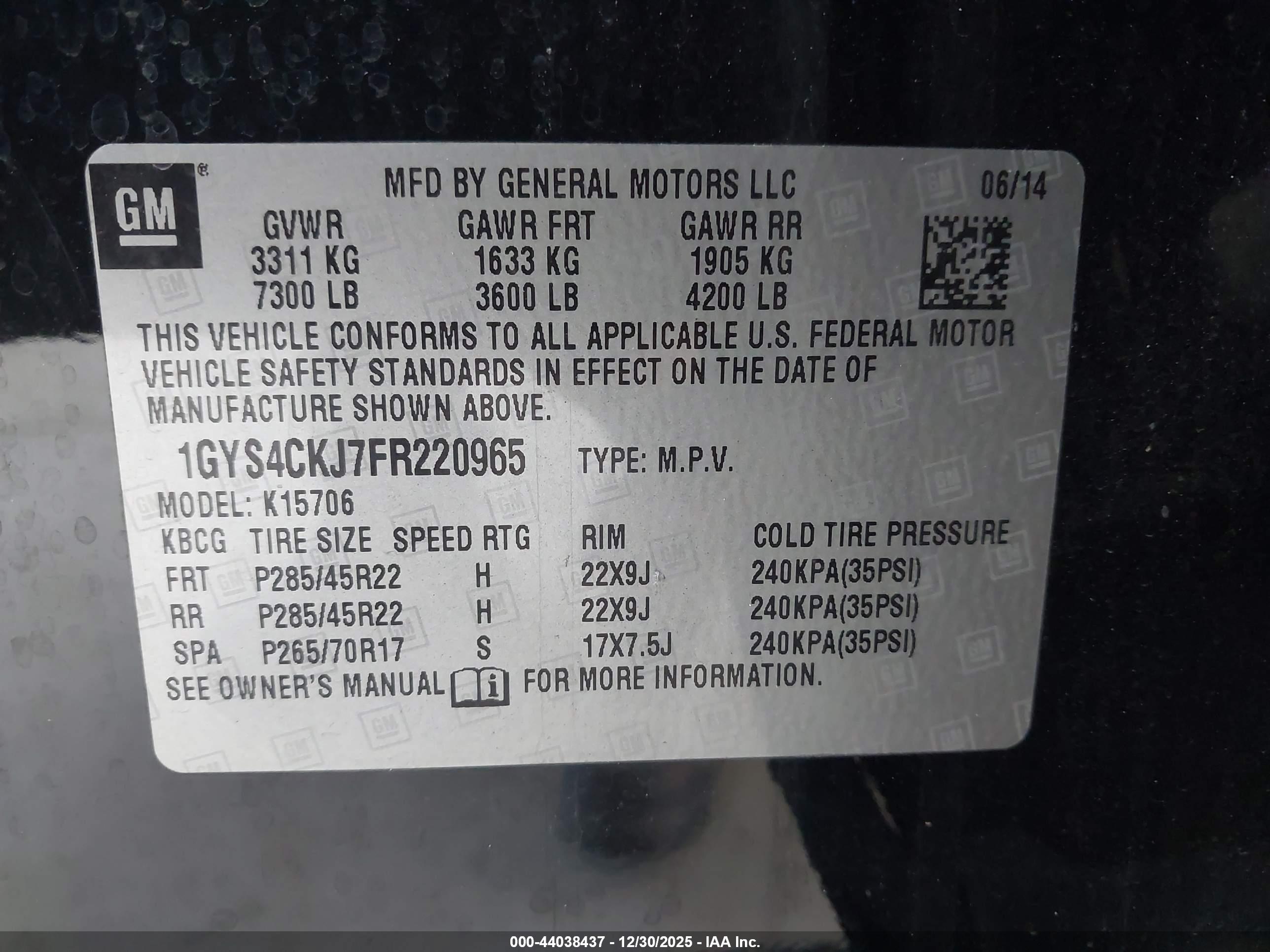 CADILLAC ESCALADE image 9
