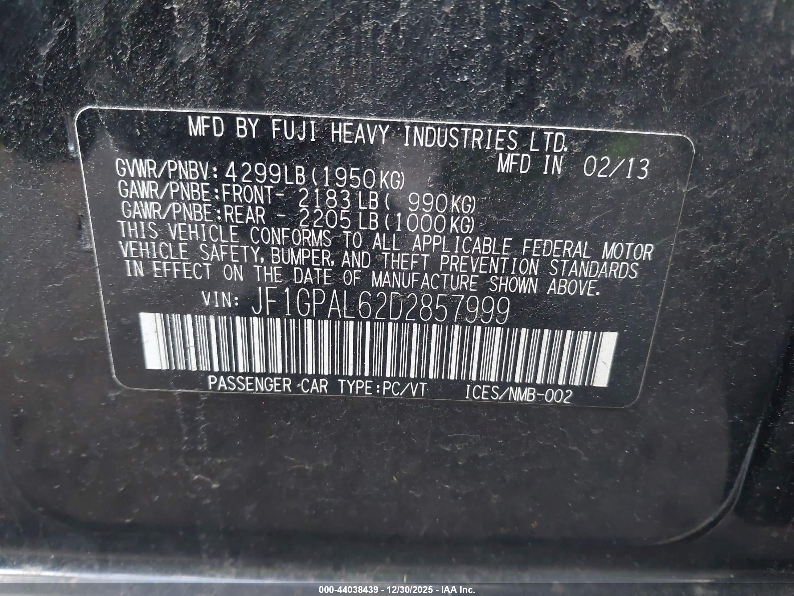 SUBARU IMPREZA image 9