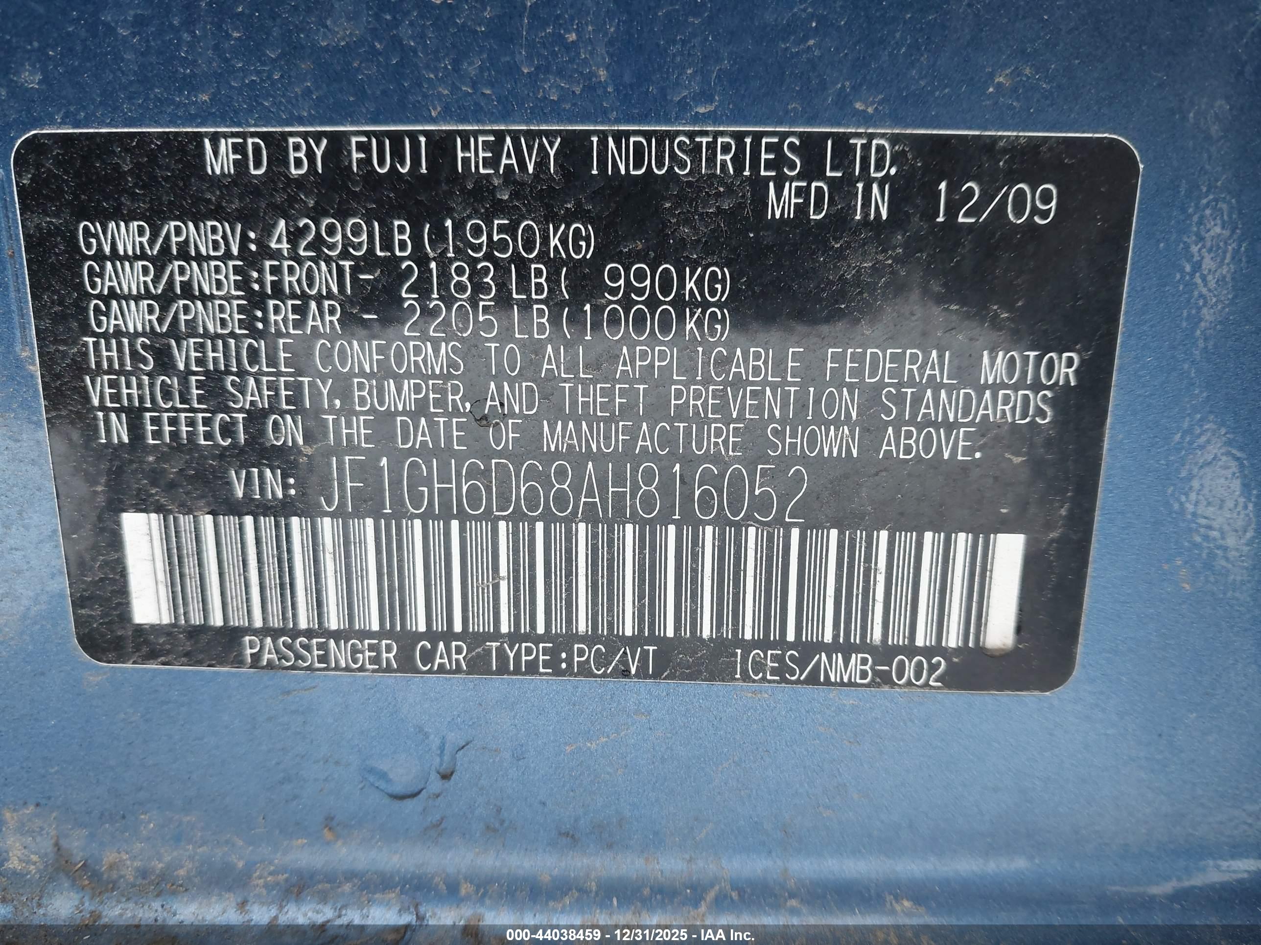 SUBARU IMPREZA image 9