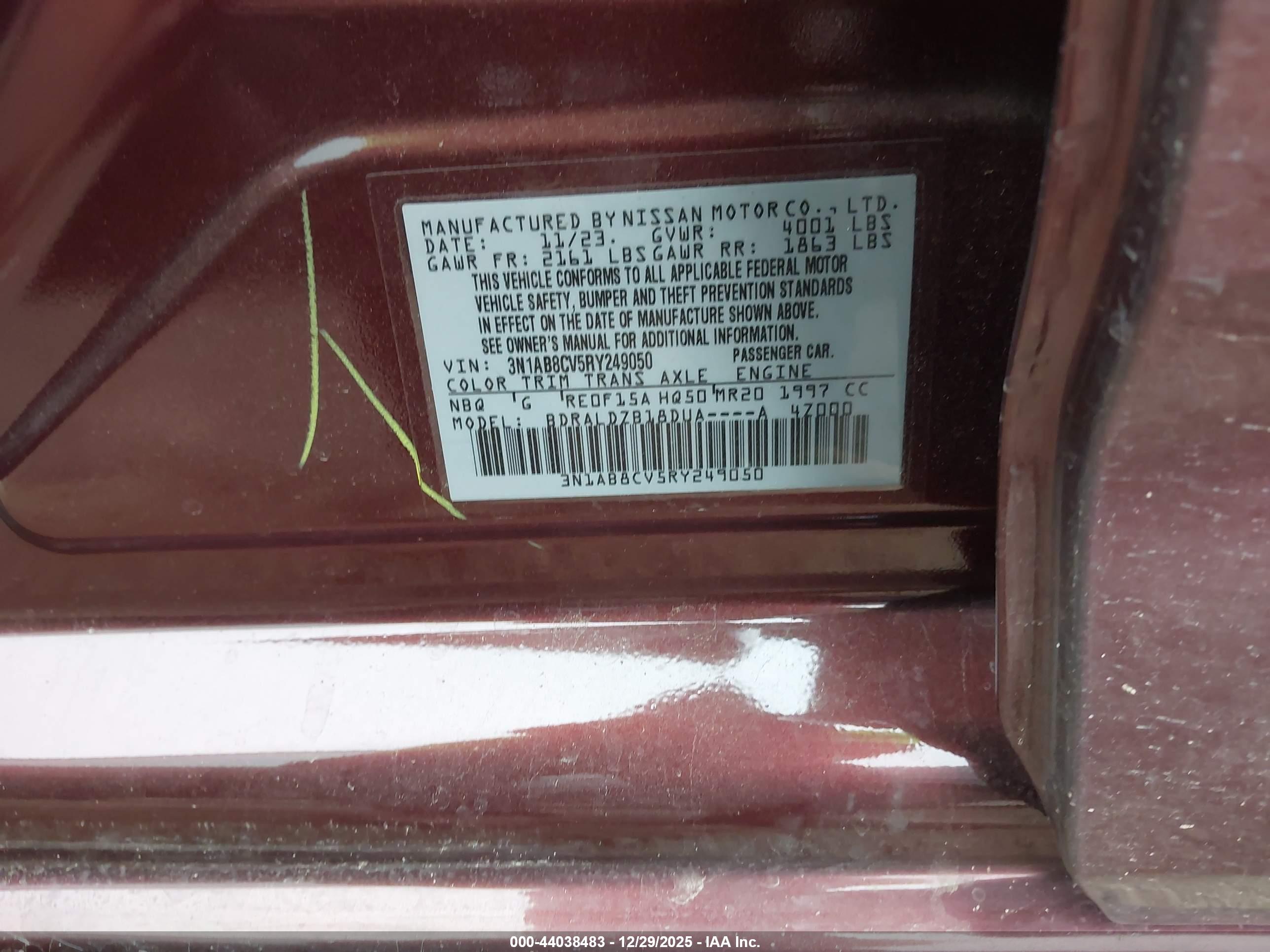 NISSAN SENTRA image 9