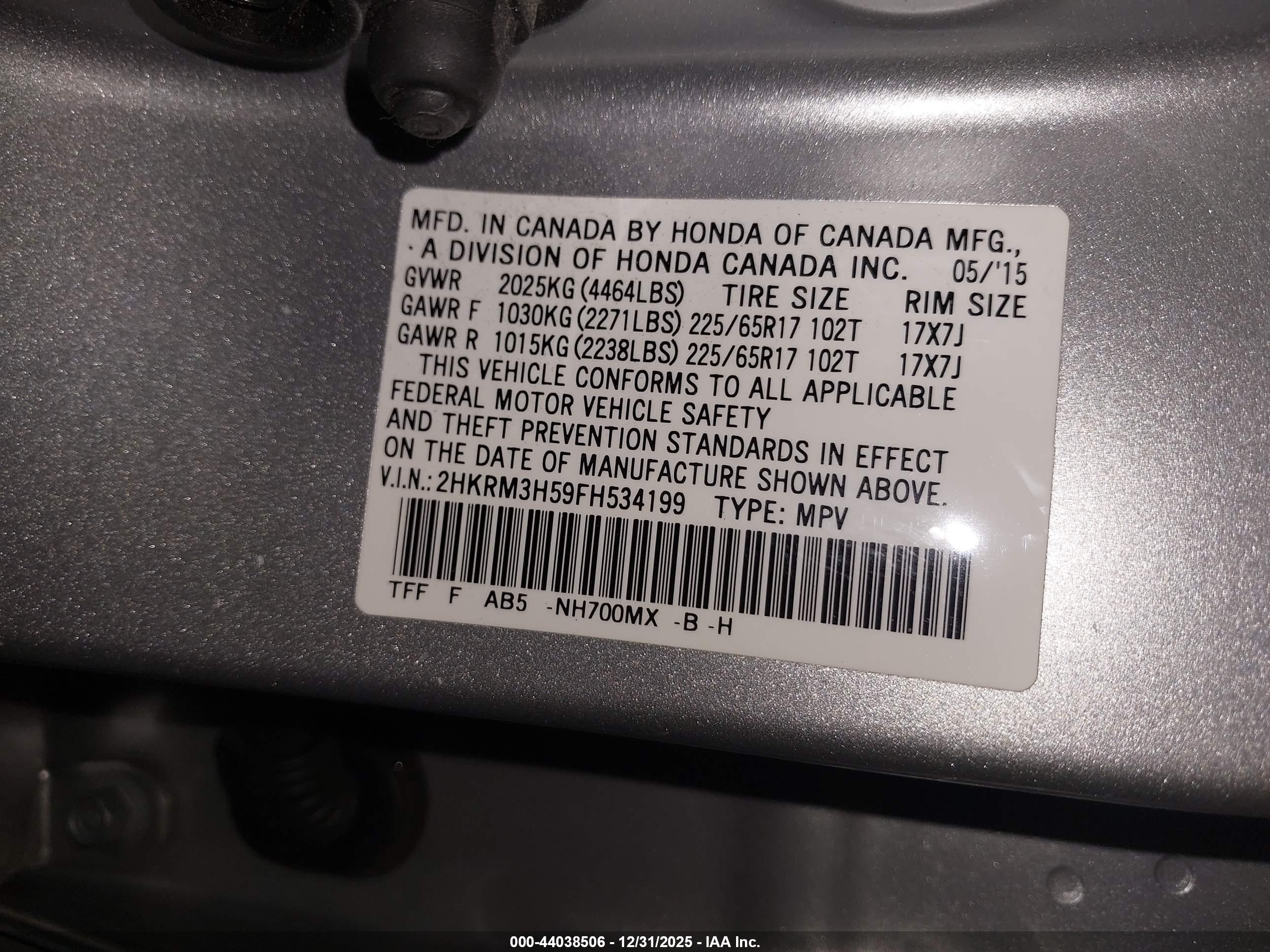 HONDA CR-V image 9