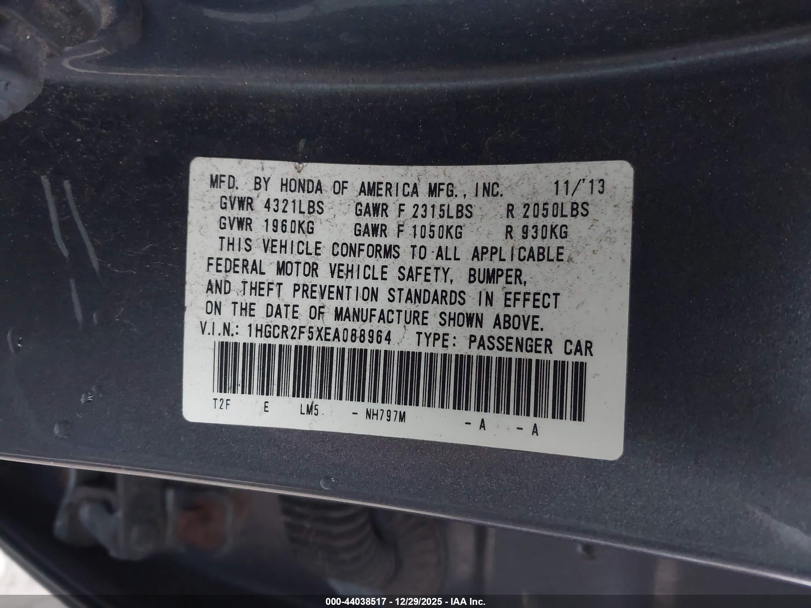 HONDA ACCORD image 9