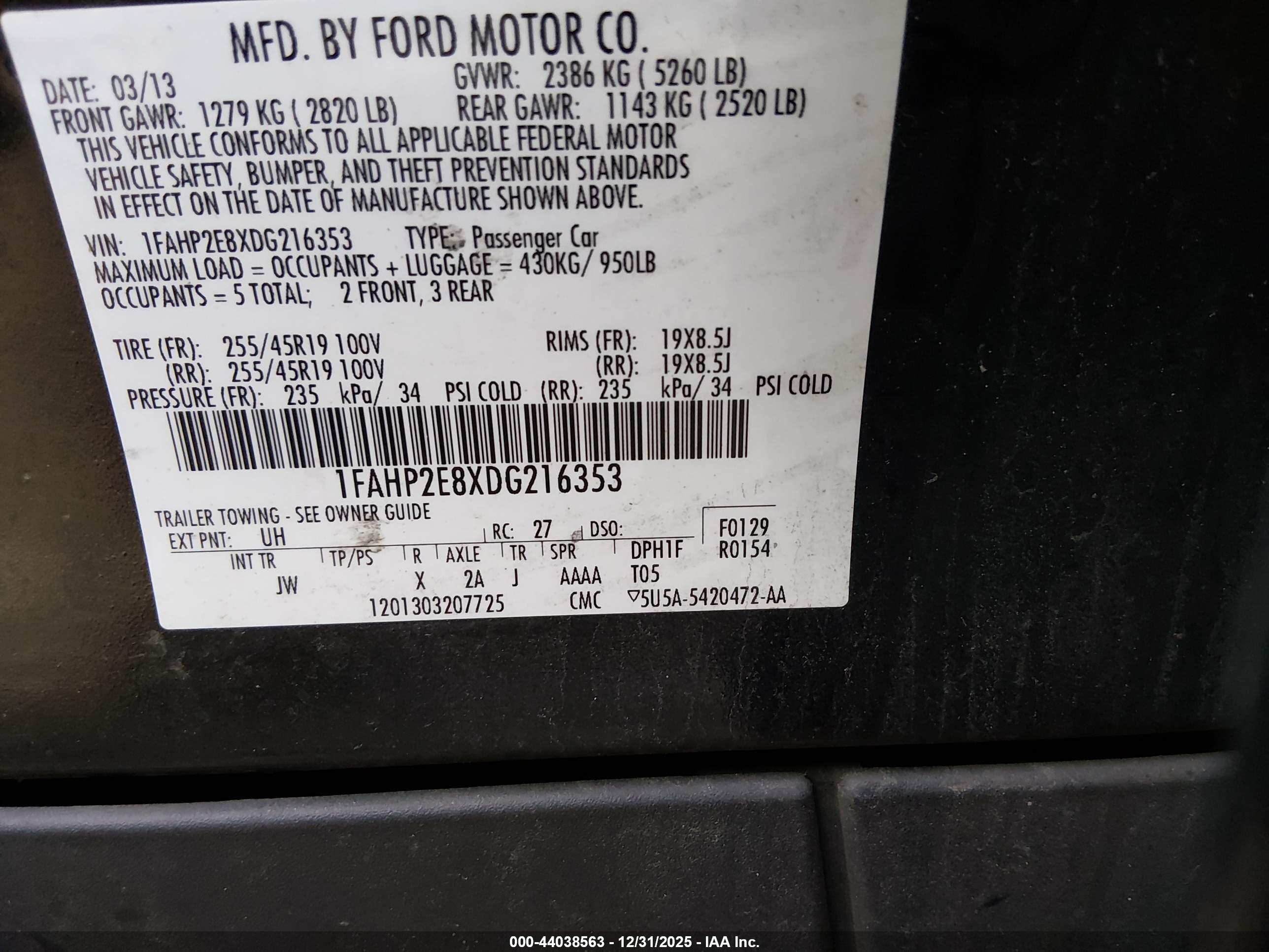 FORD TAURUS image 9