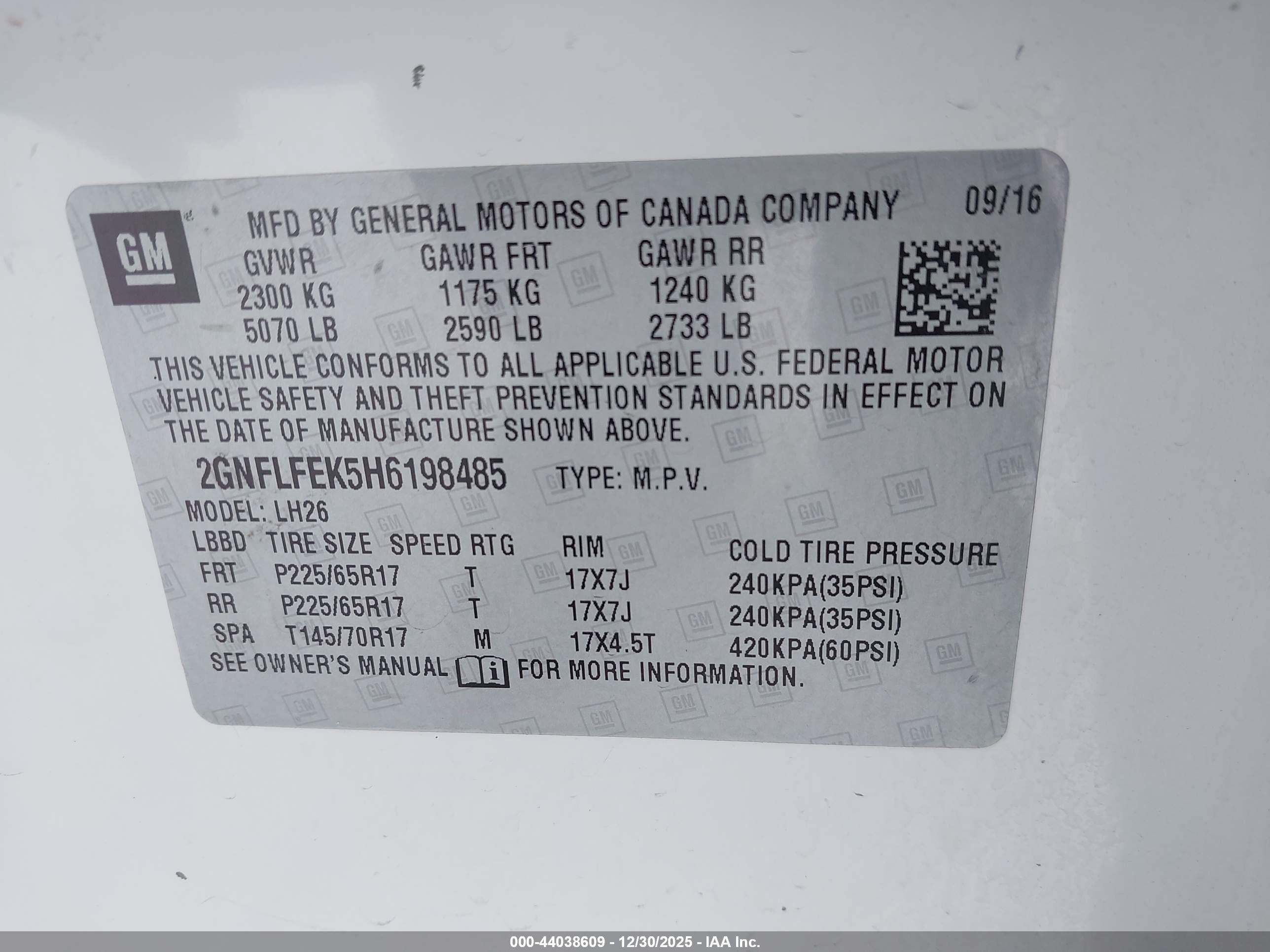 CHEVROLET EQUINOX image 9