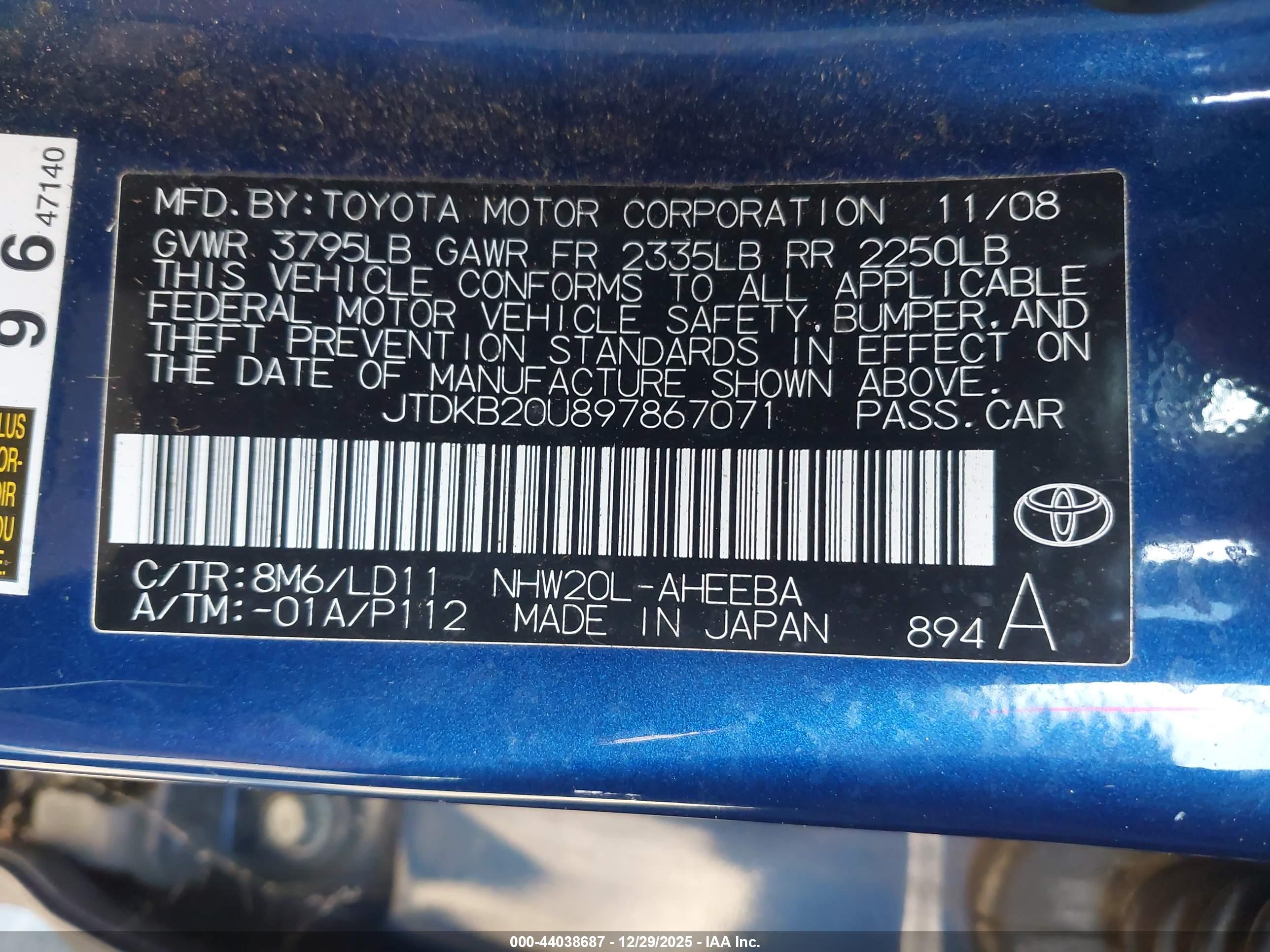 TOYOTA PRIUS image 9