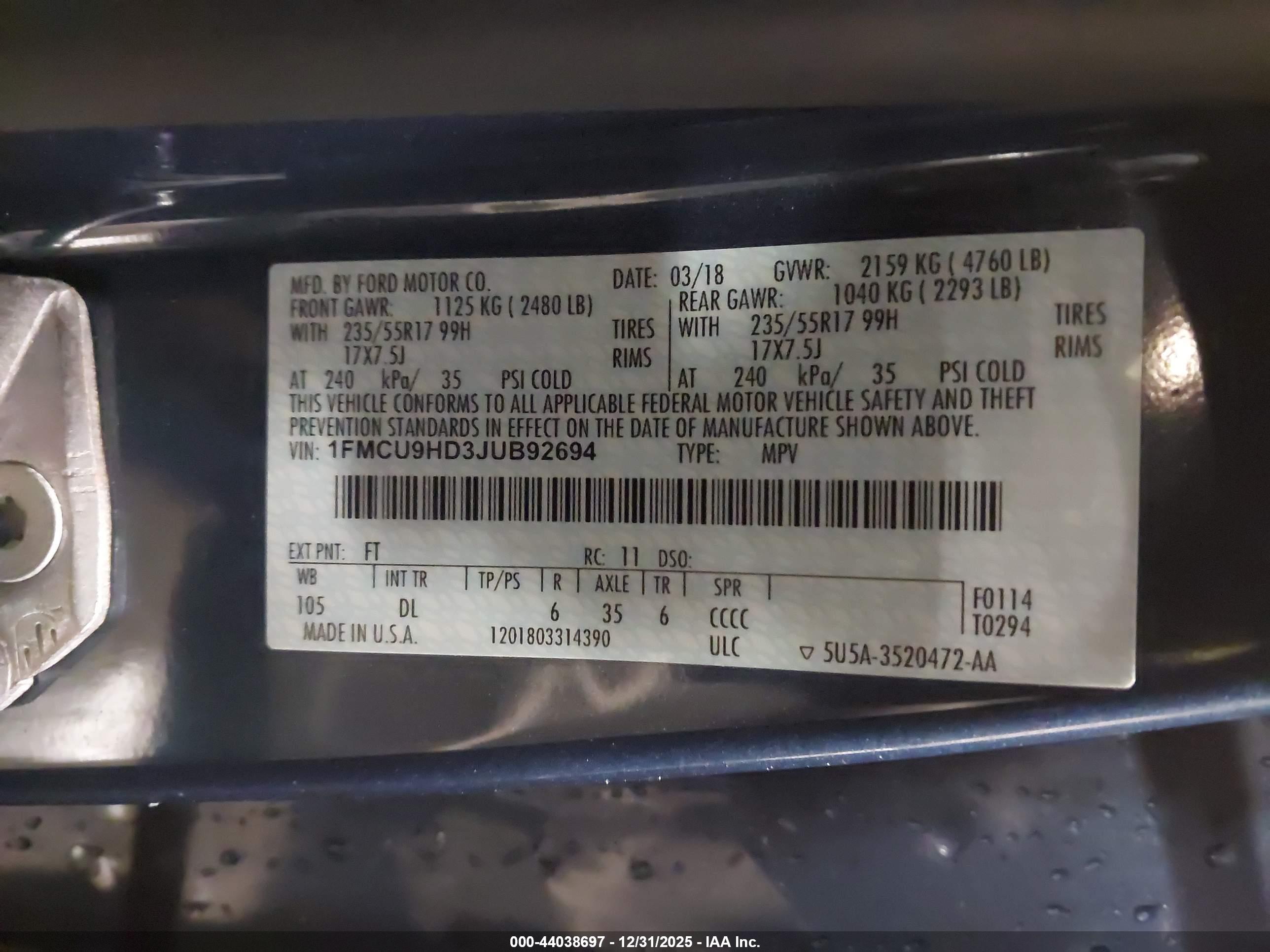 FORD ESCAPE image 9