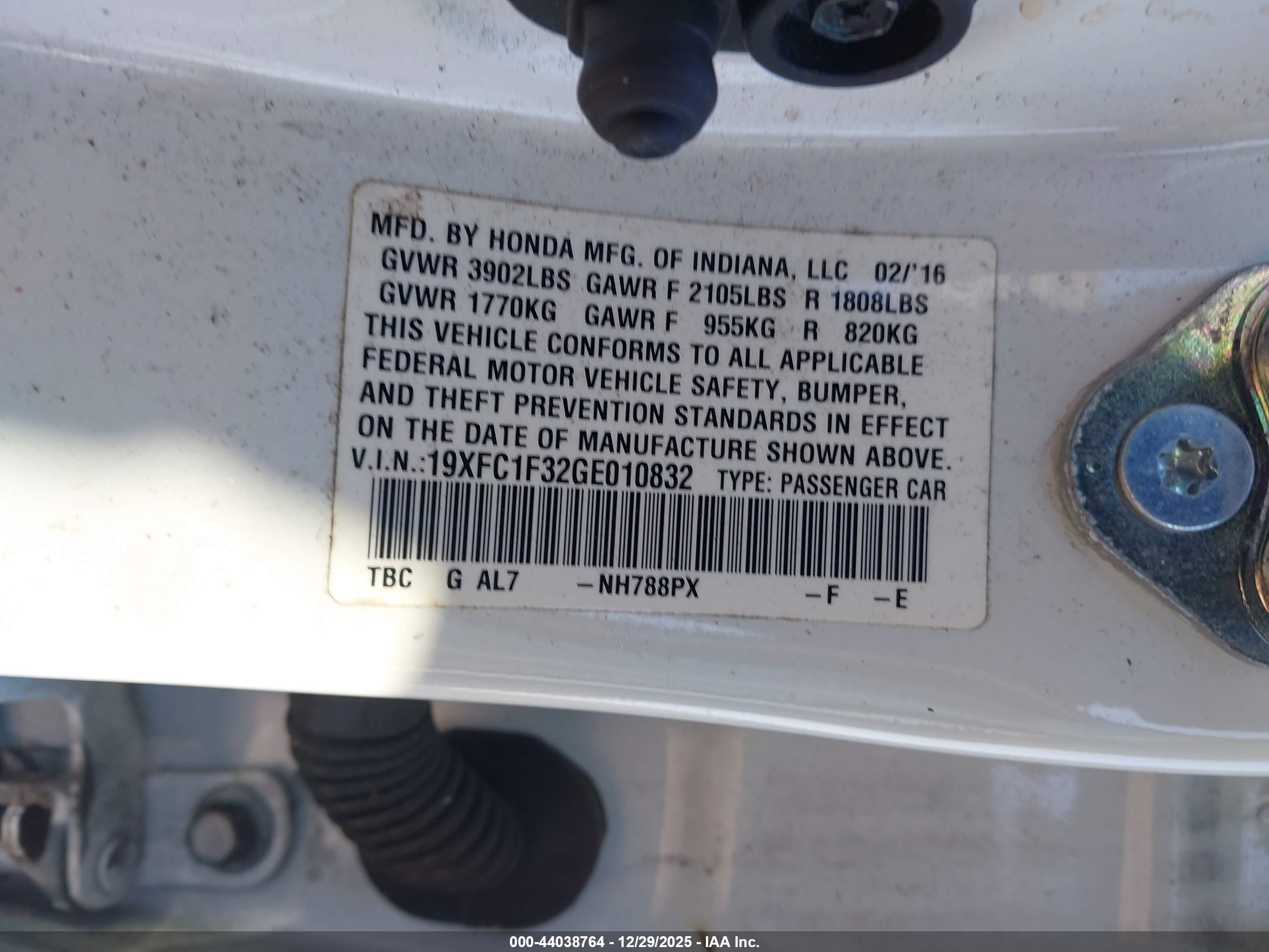HONDA CIVIC image 9